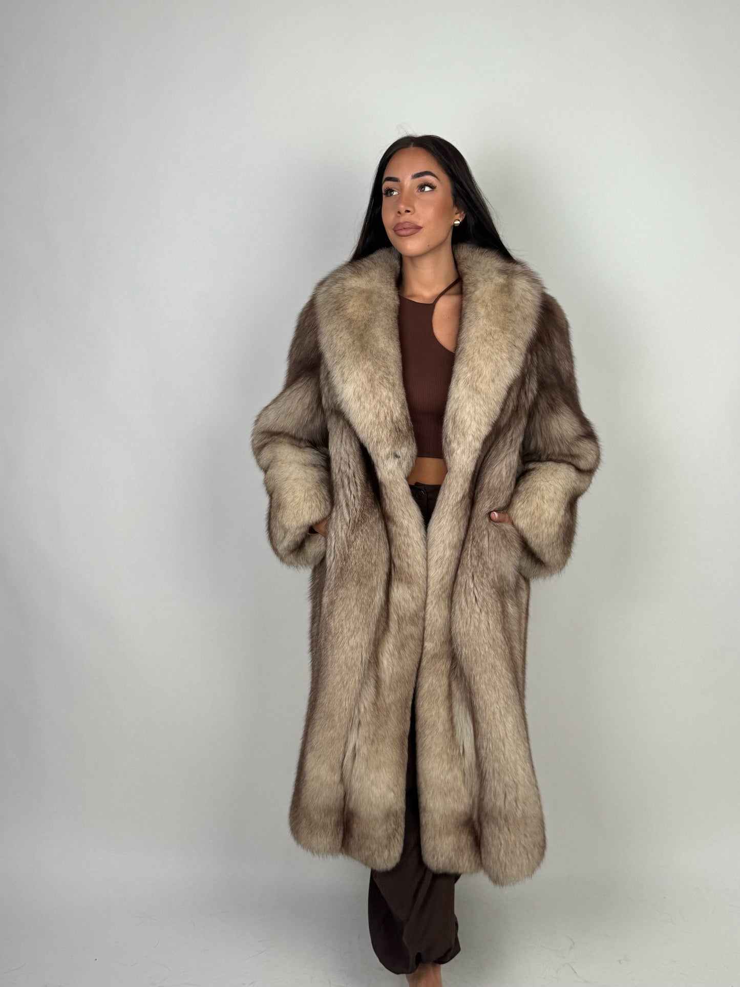 Cappotto in volpe della greonlandia N18
