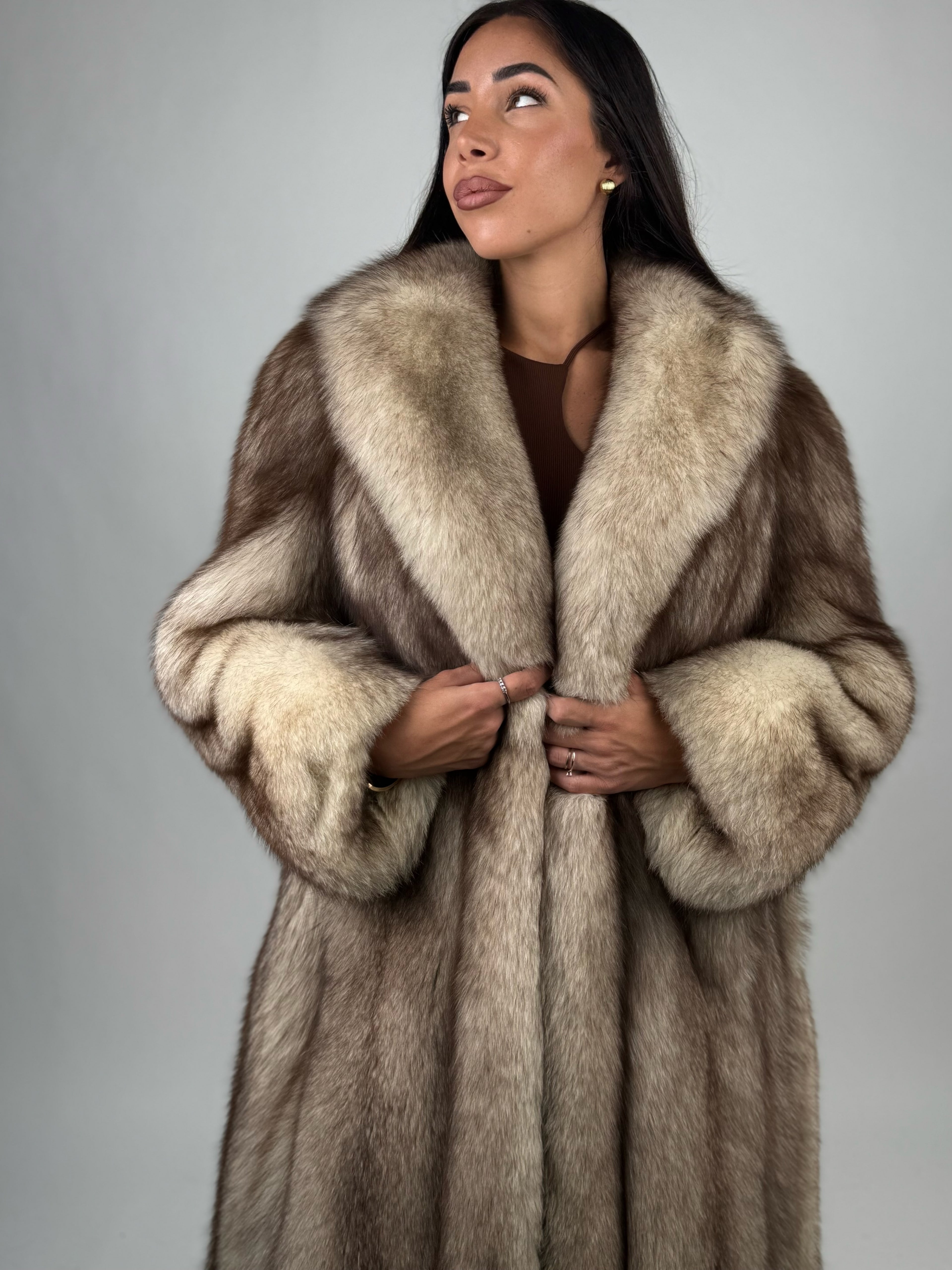 Cappotto in volpe della greonlandia N18