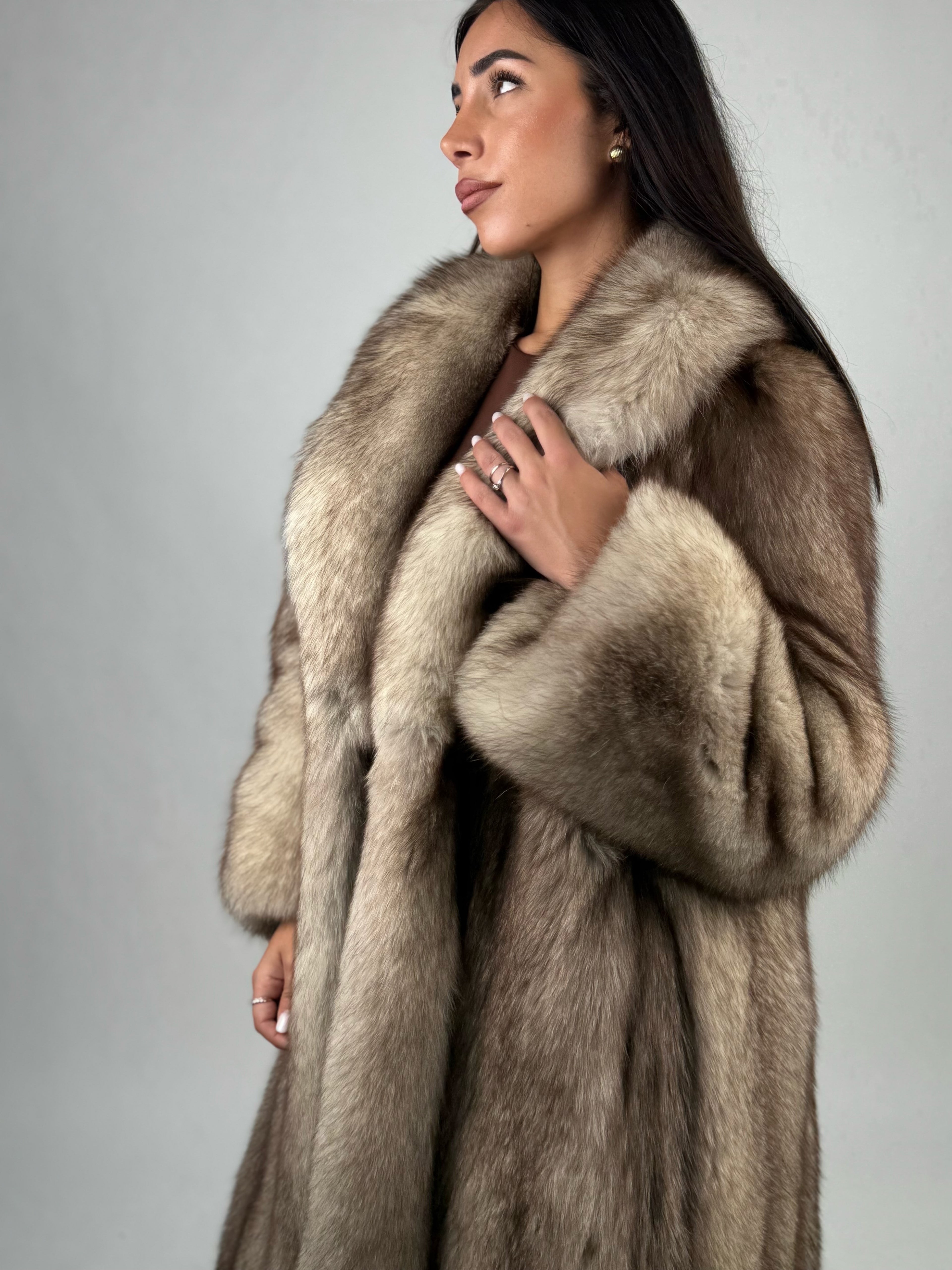 Cappotto in volpe della greonlandia N18