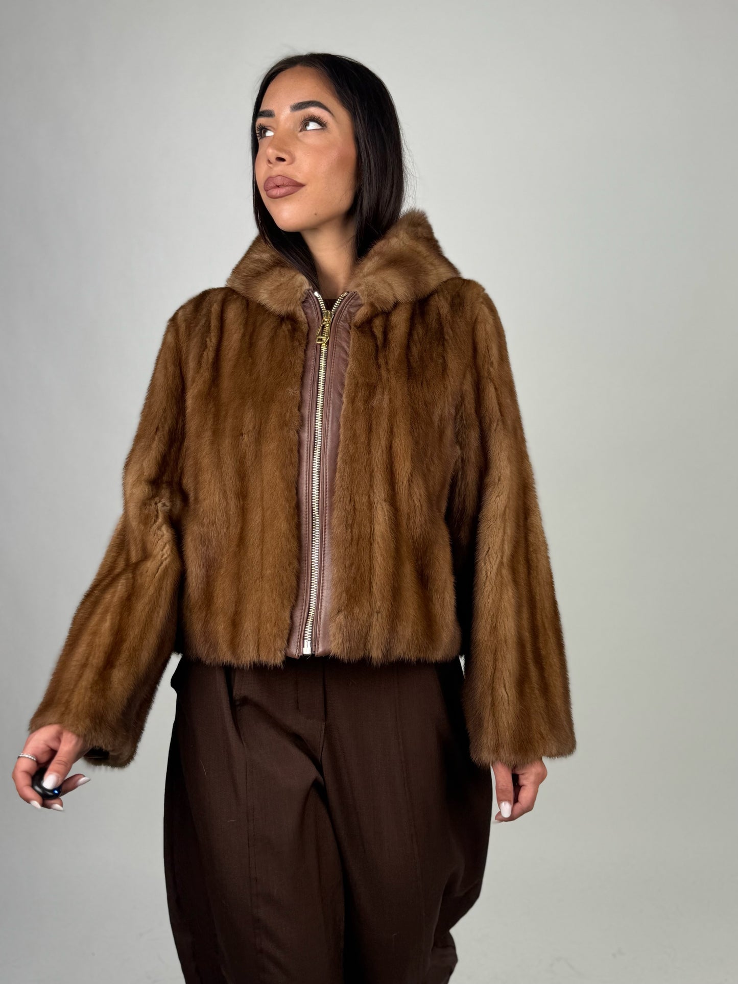 Bomber in visone N154