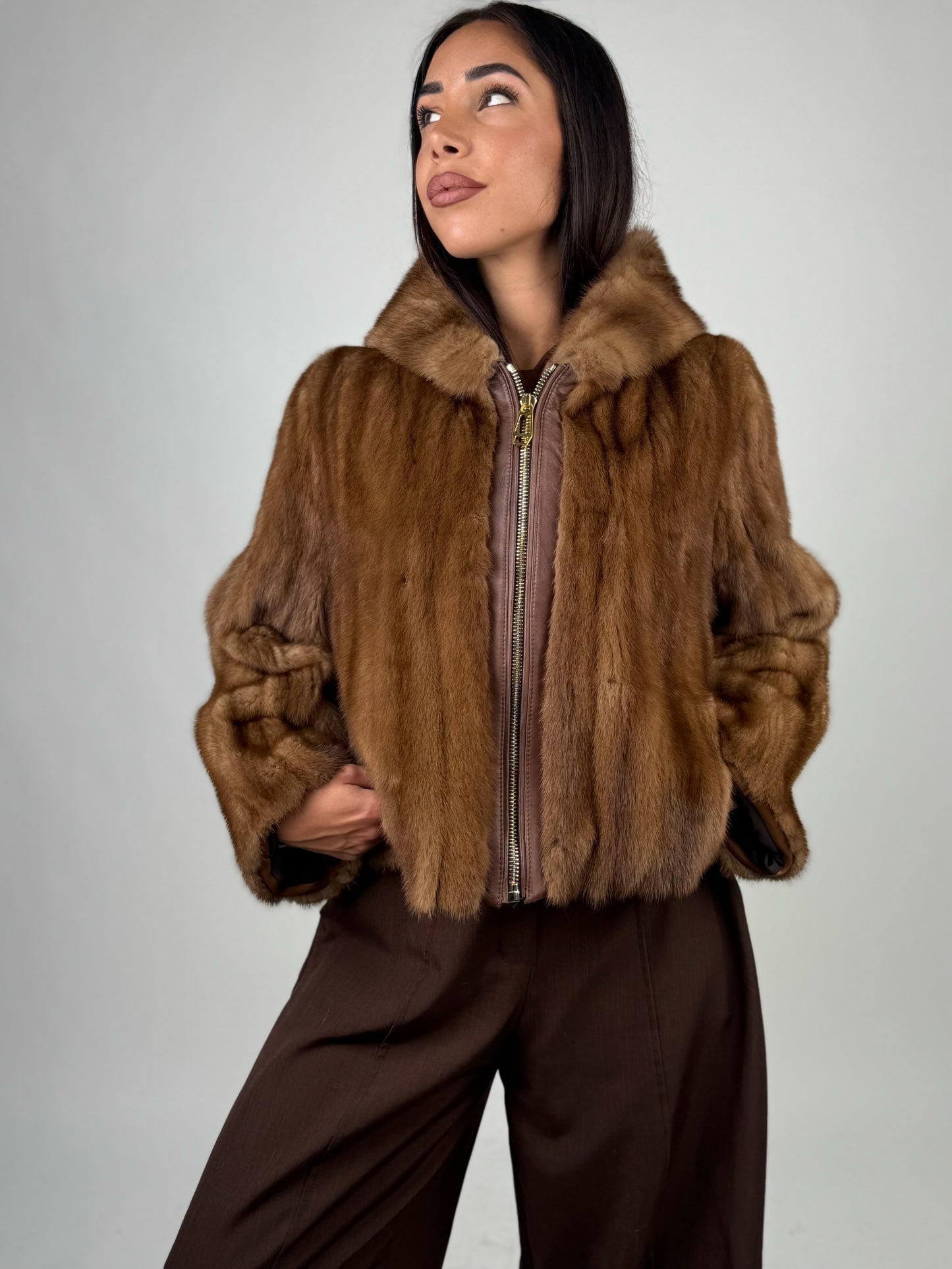 Bomber in visone N154