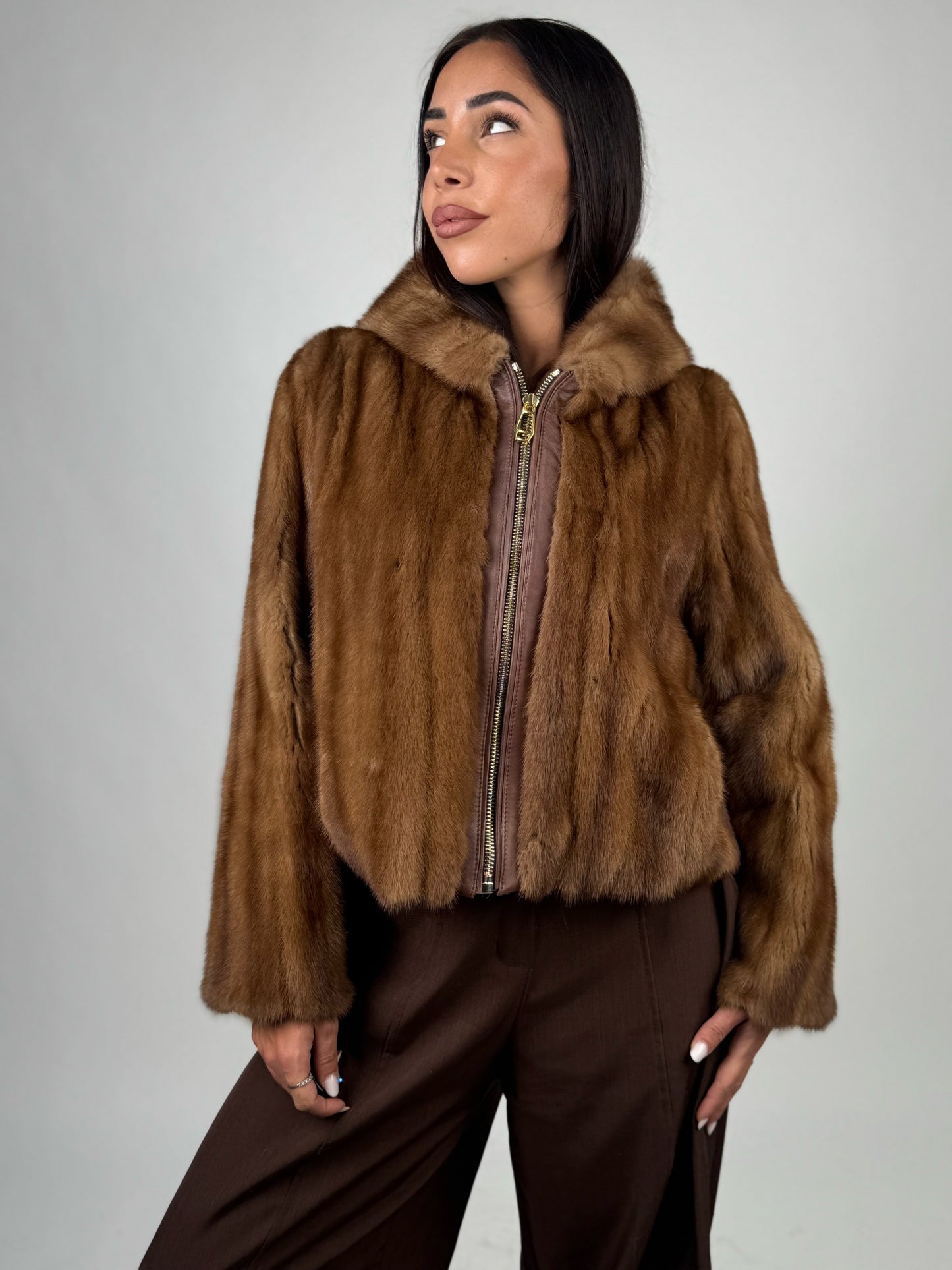 Bomber in visone N154