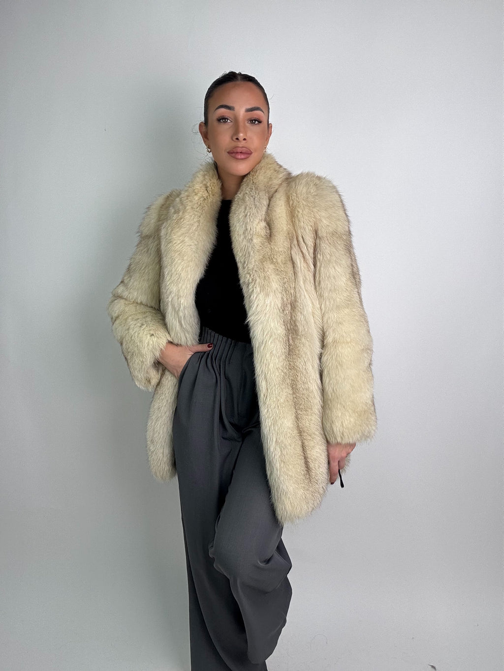 Giacca in volpe della groenlandia N49