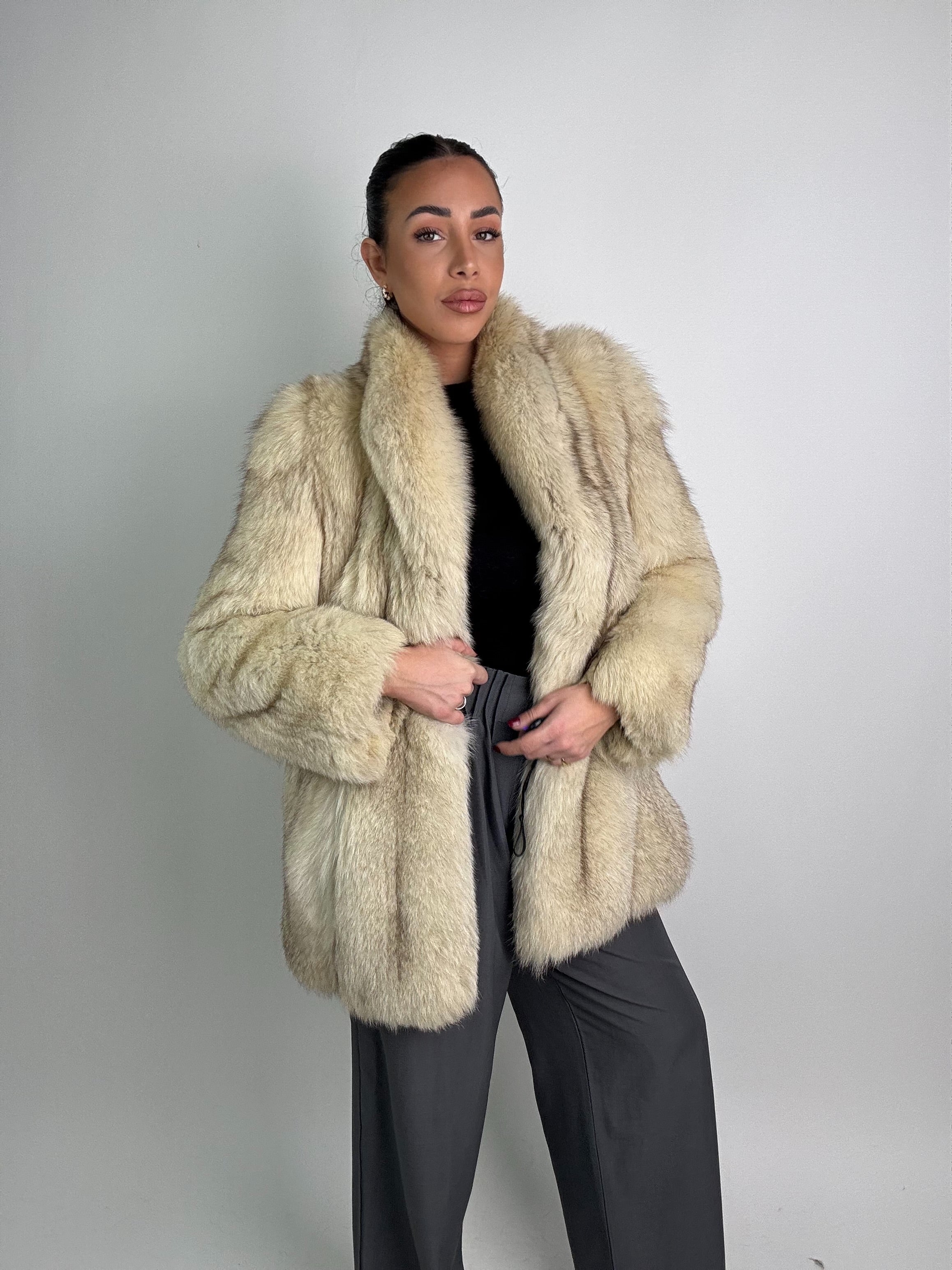 Giacca in volpe della groenlandia N49