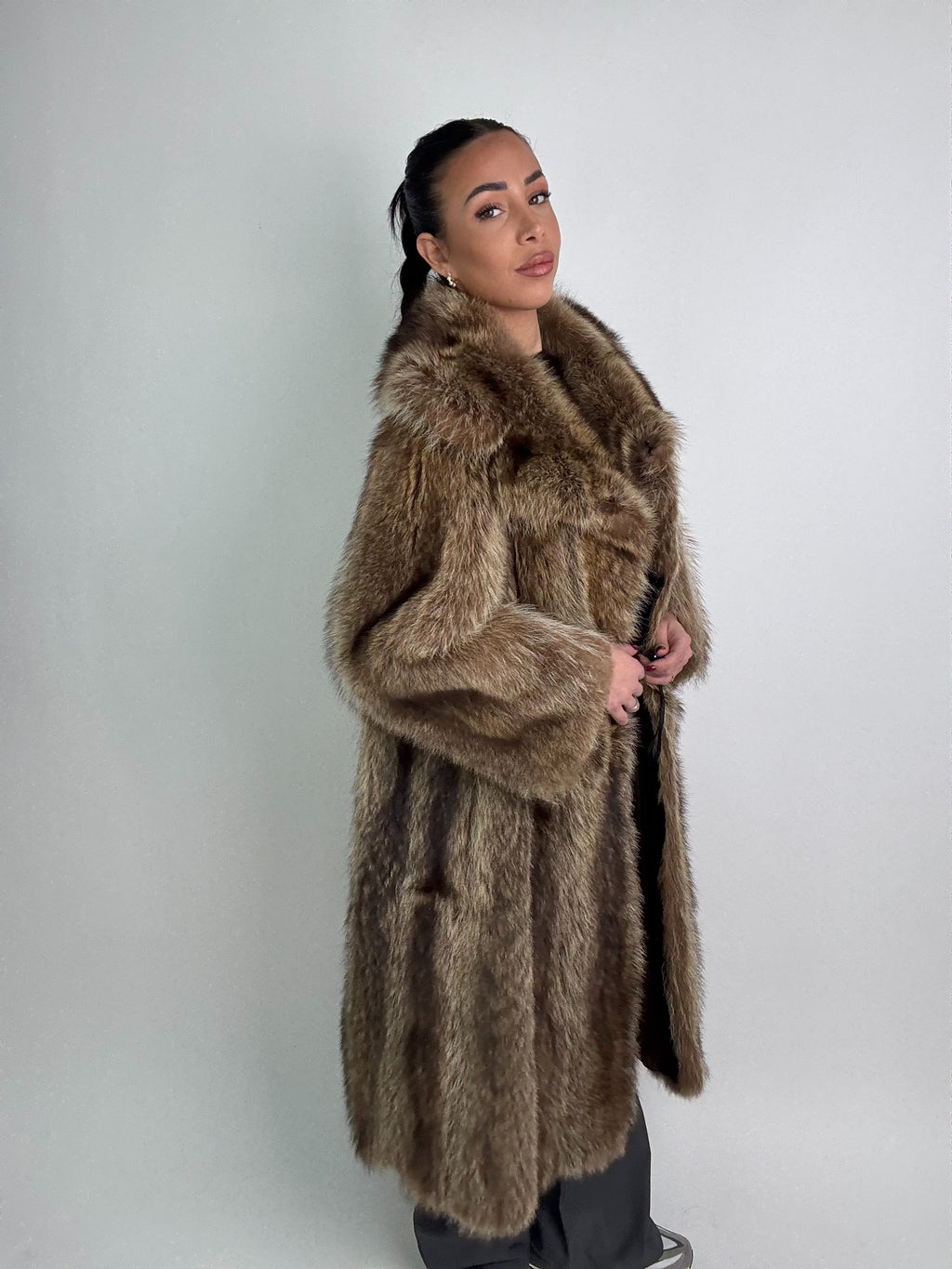 Cappotto in marmotta N389