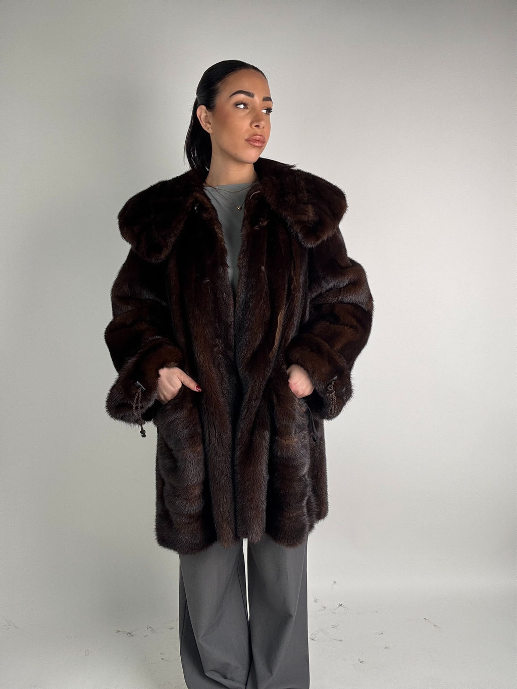 Cappotto in visone N534
