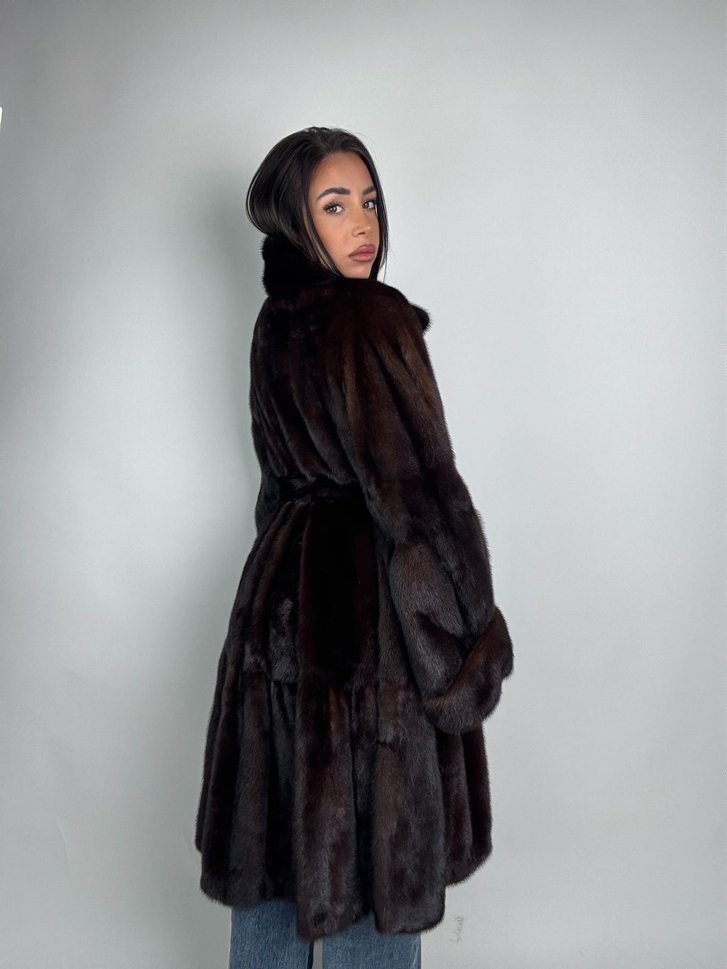 Cappotto in visone N463