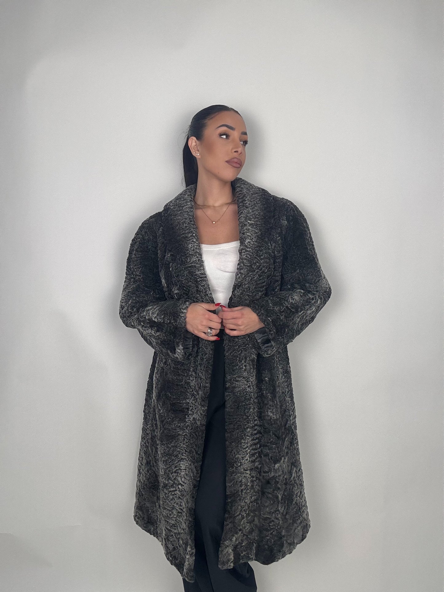 Cappotto in astrakan N71