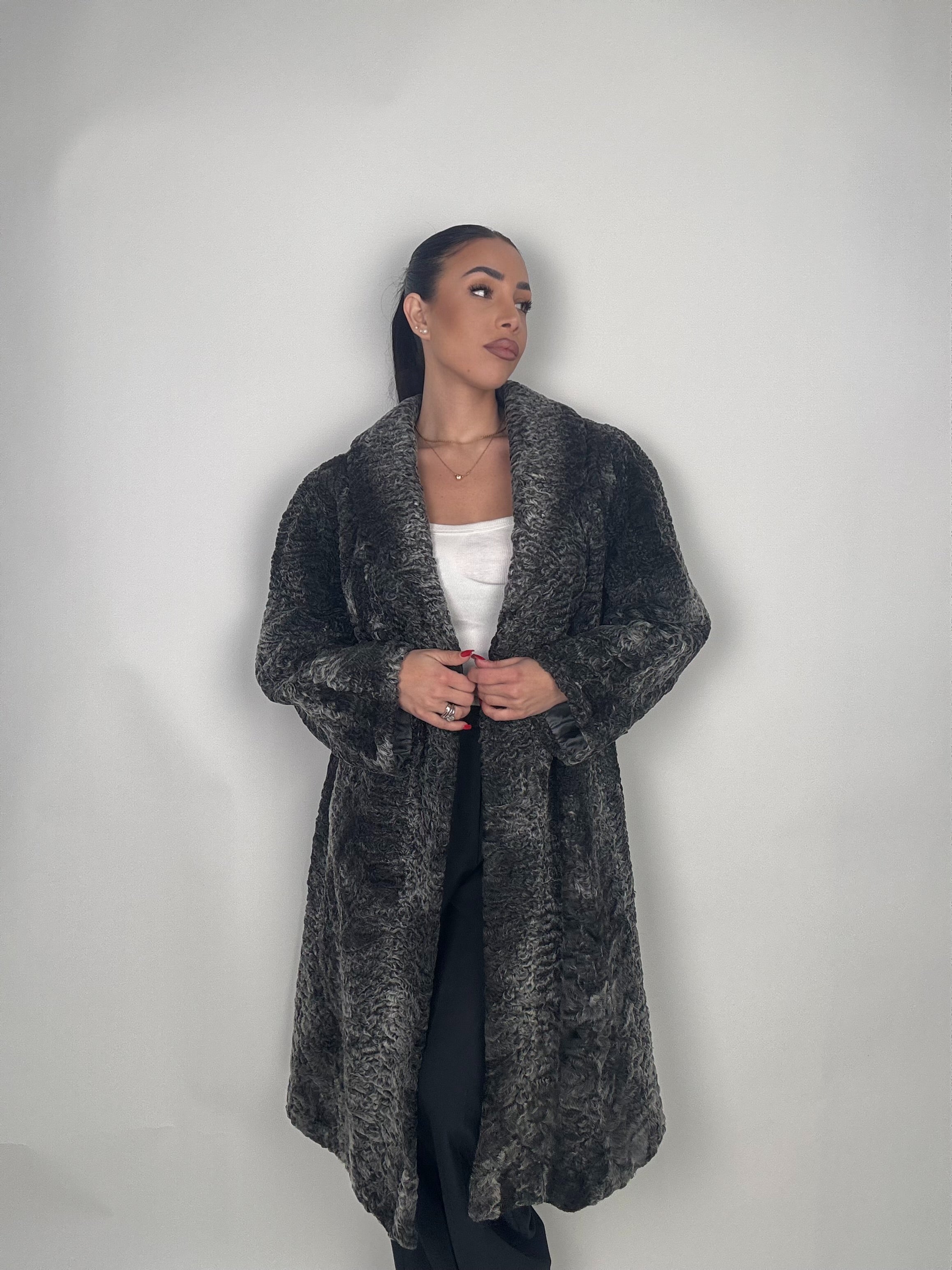 Cappotto in astrakan N71