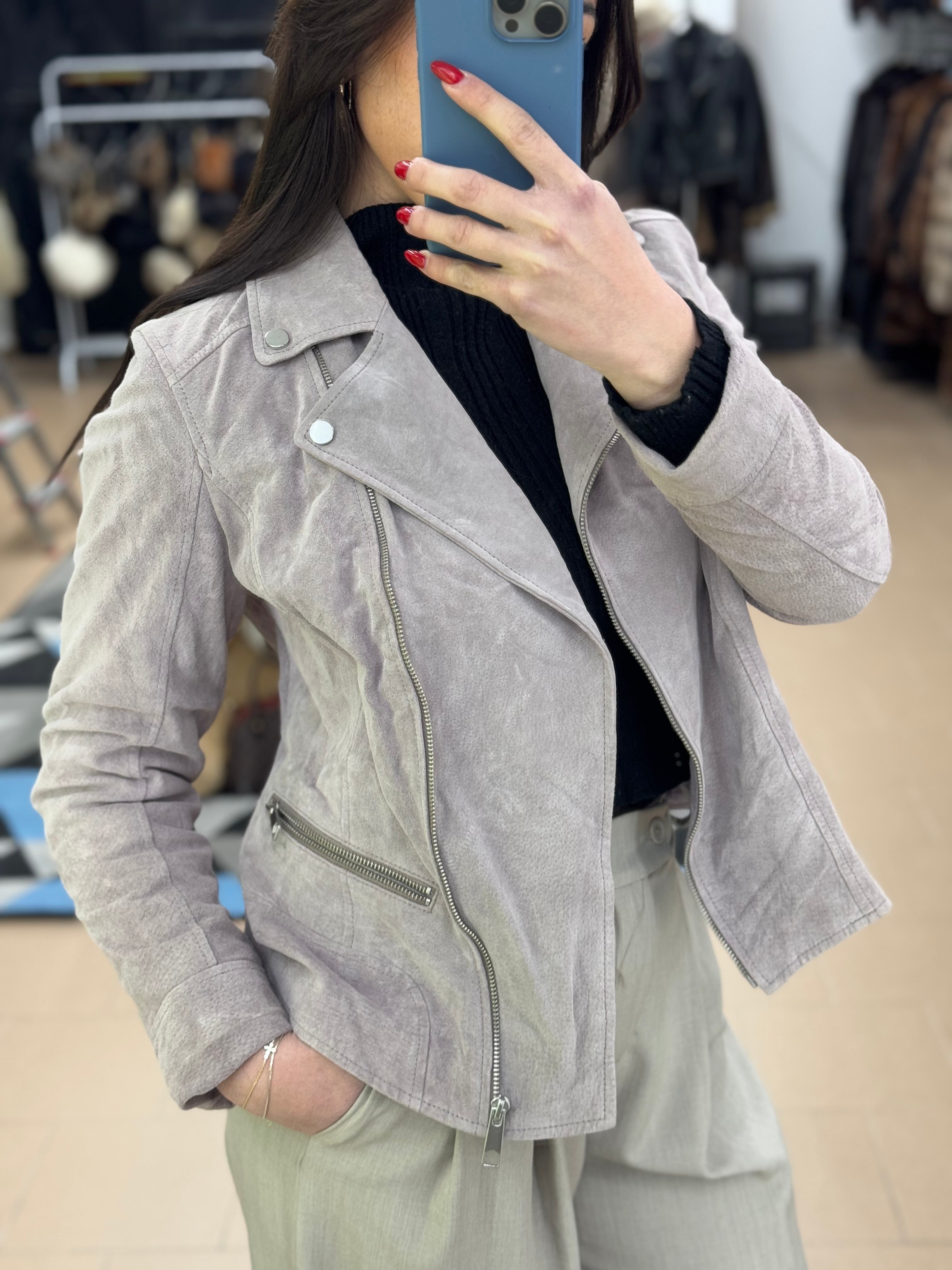 Chiodo in pelle