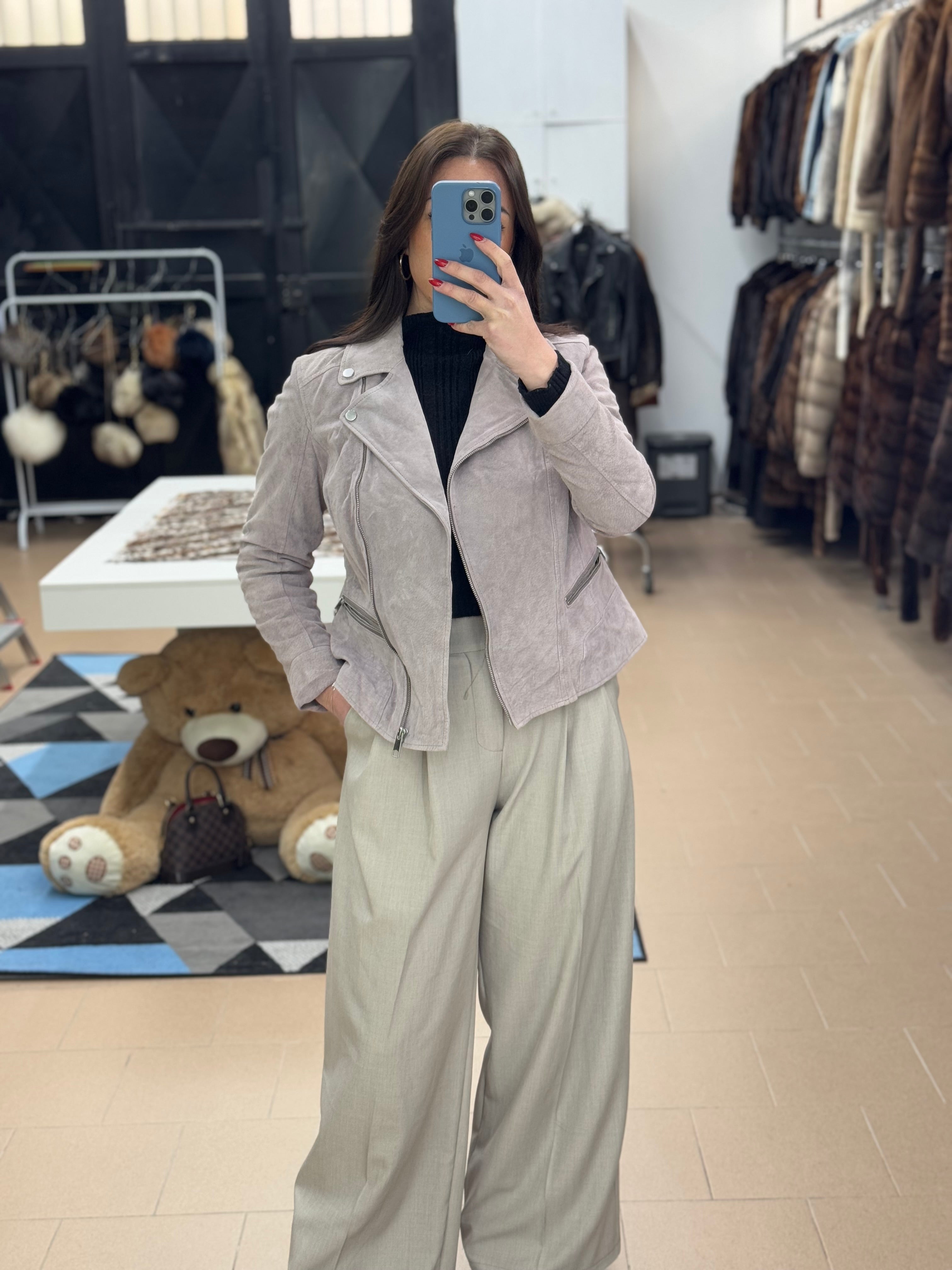 Chiodo in pelle