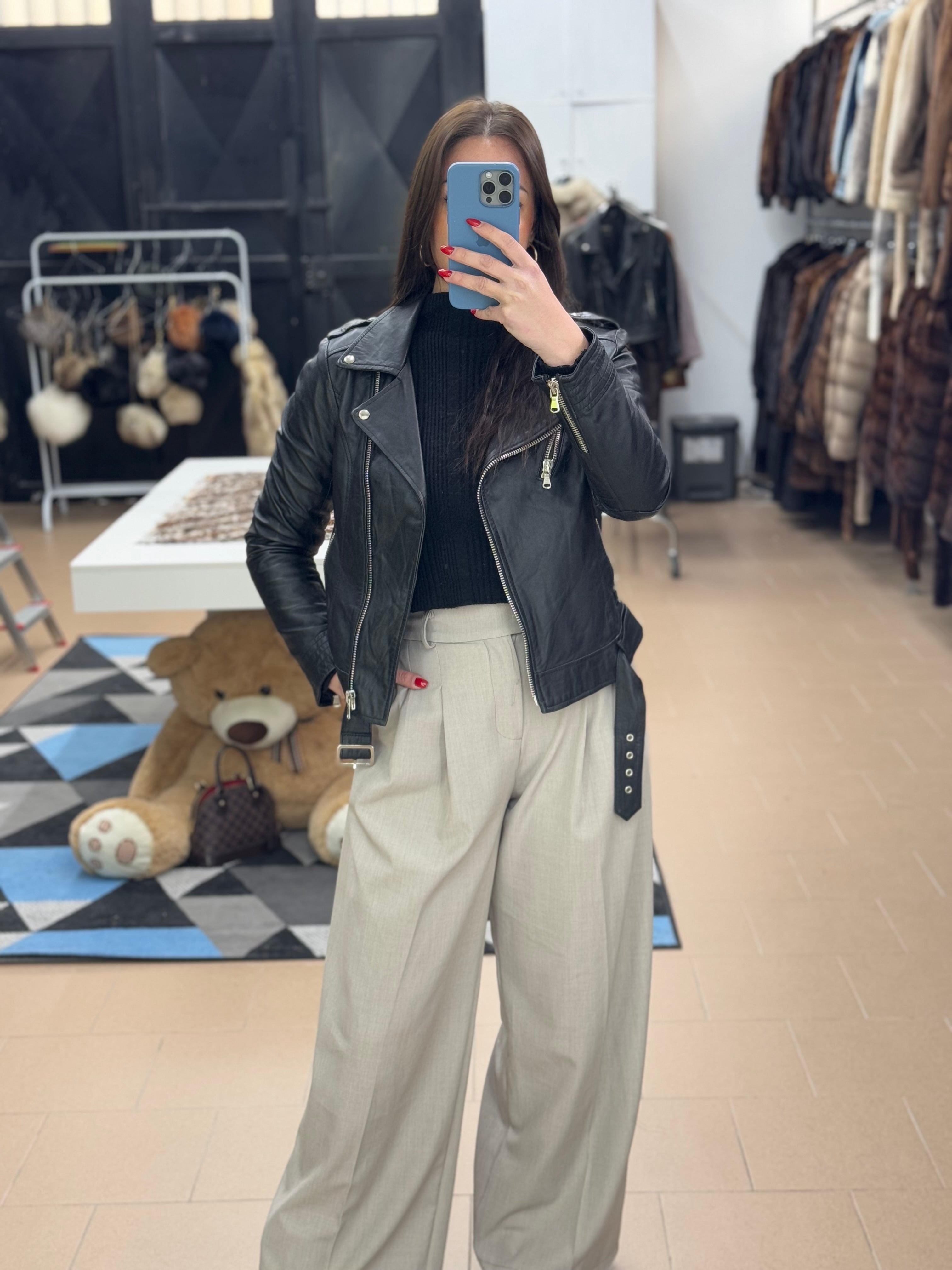 Chiodo in pelle