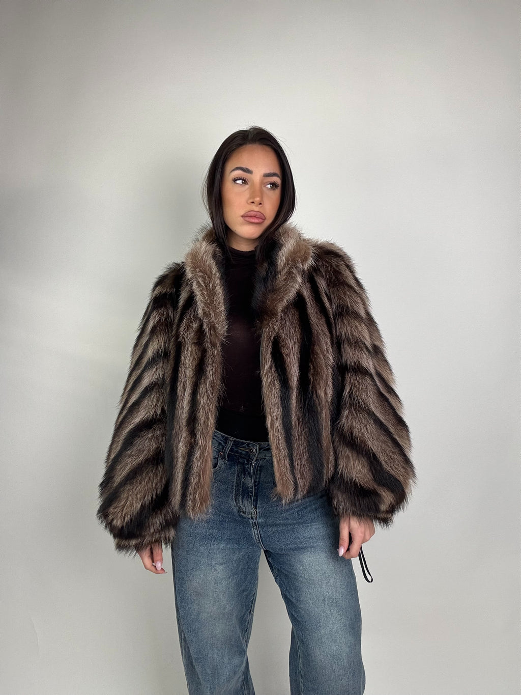 Mink Bomber Jacket
