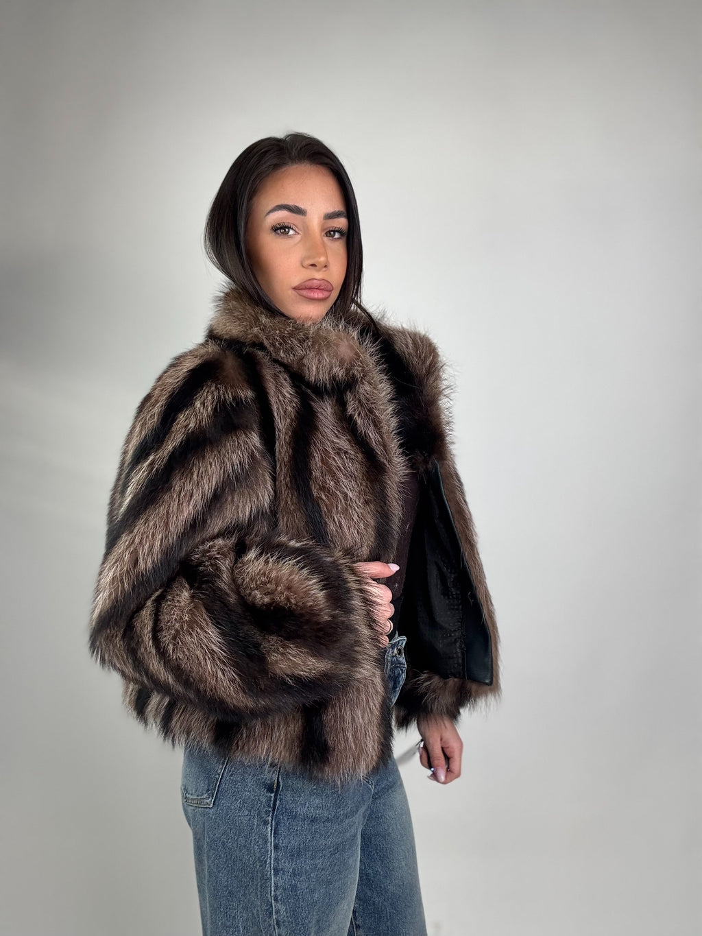 Mink Bomber Jacket