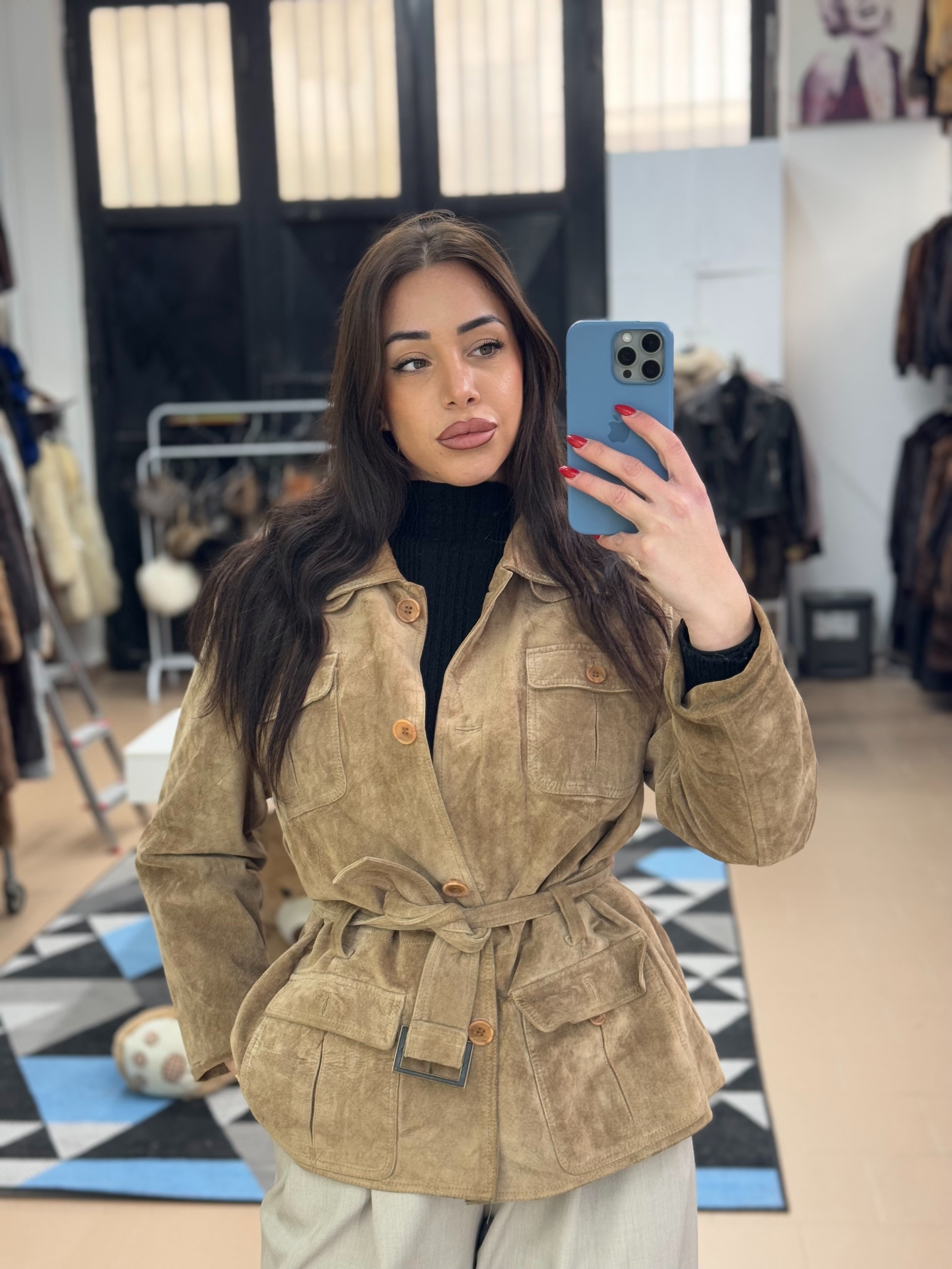 Giacca in pelle