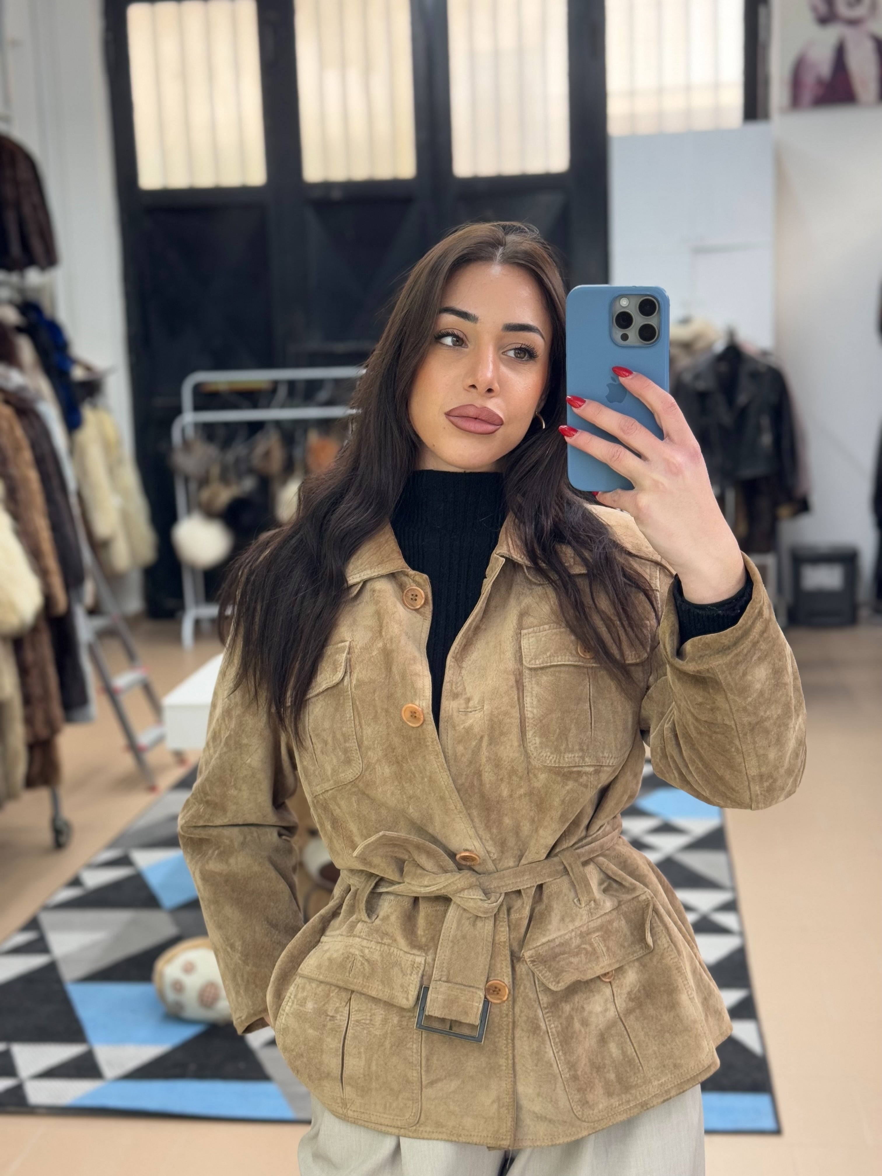 Giacca in pelle