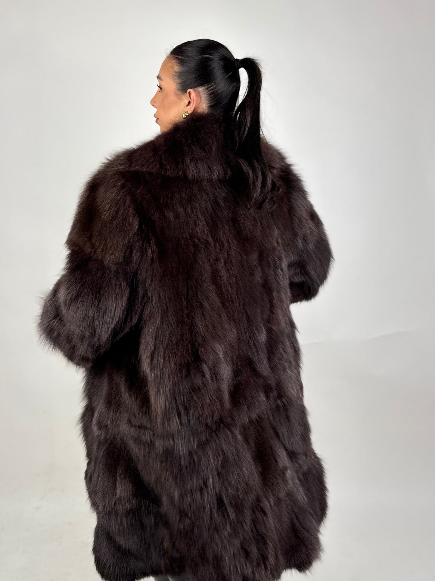 Cappotto in volpe della groenlandia N524
