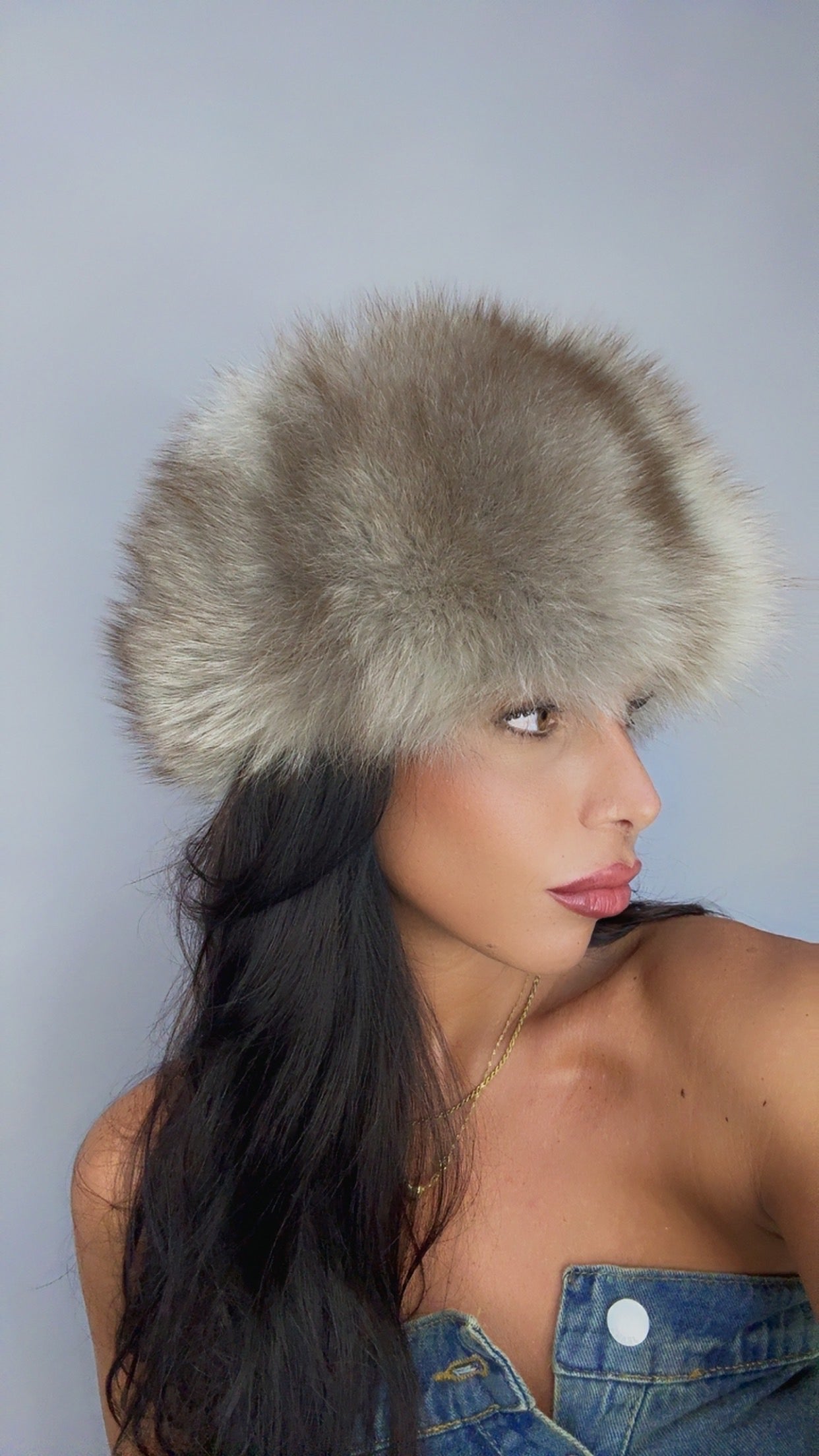 Cappello in volpe della groenlandia 10