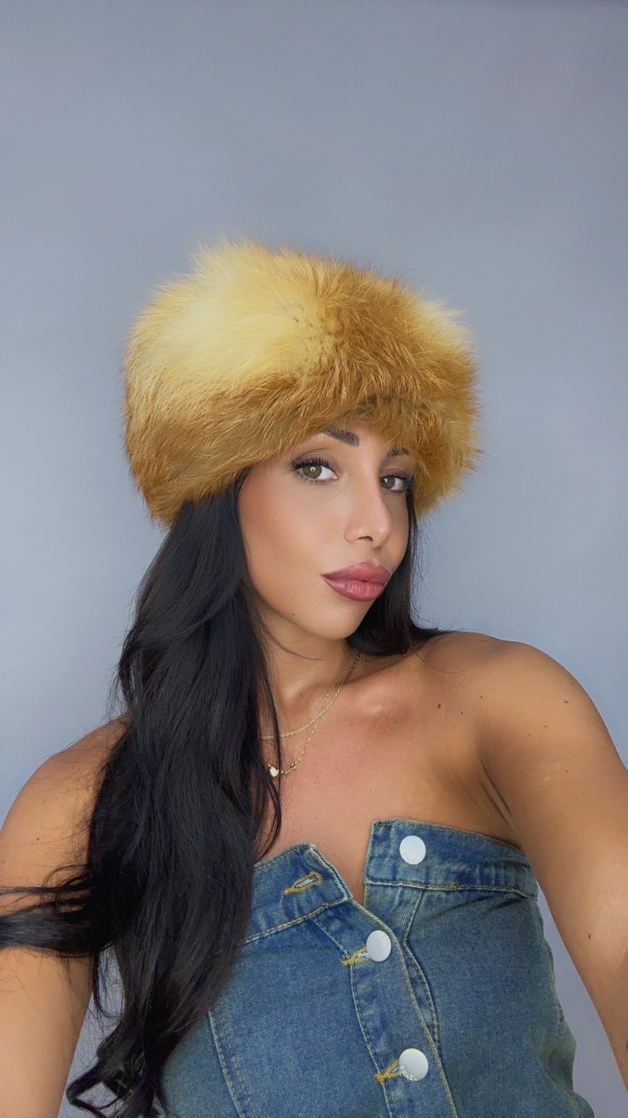 Cappello in volpe rossa 11