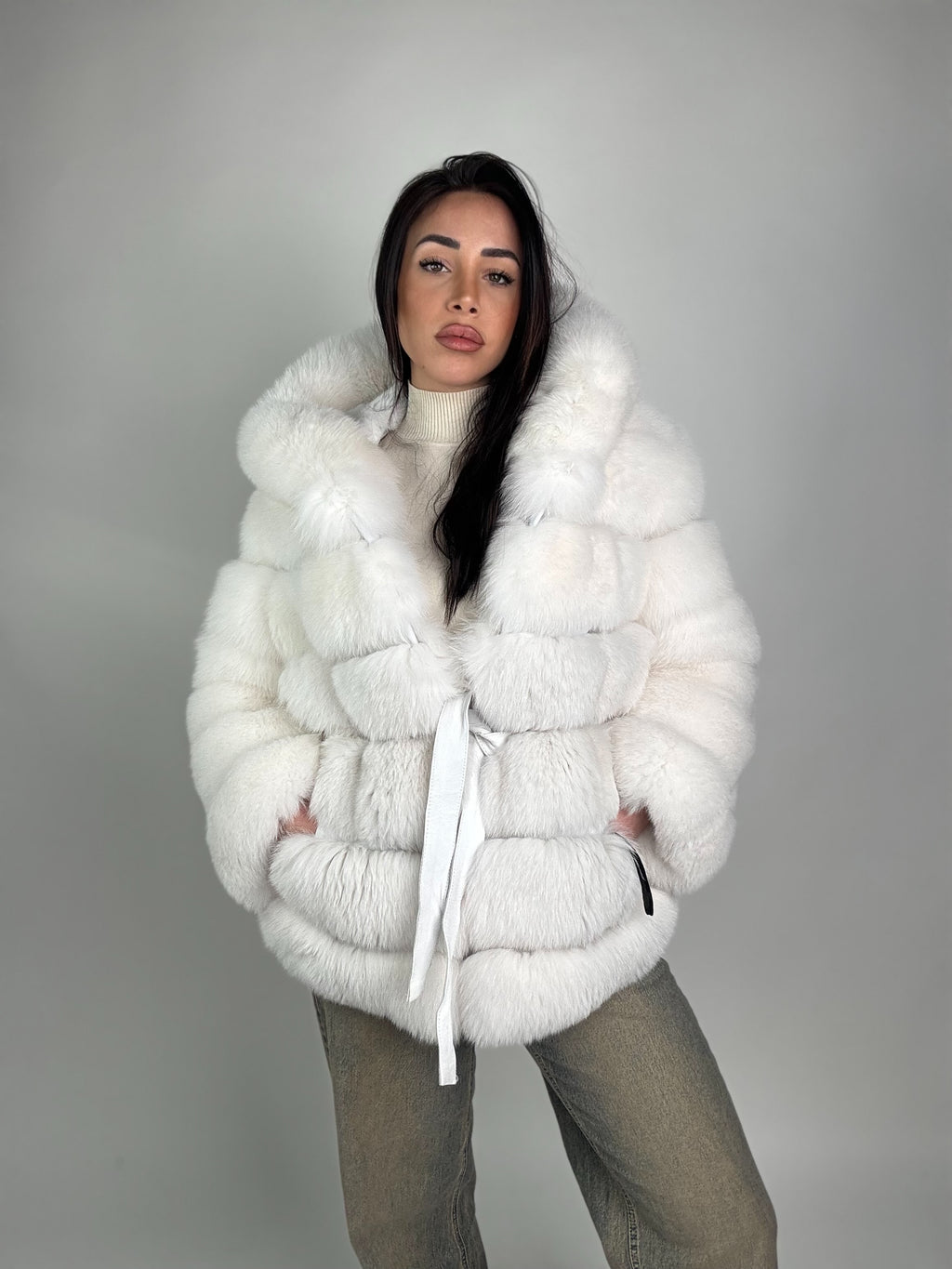 Mink Bomber Jacket
