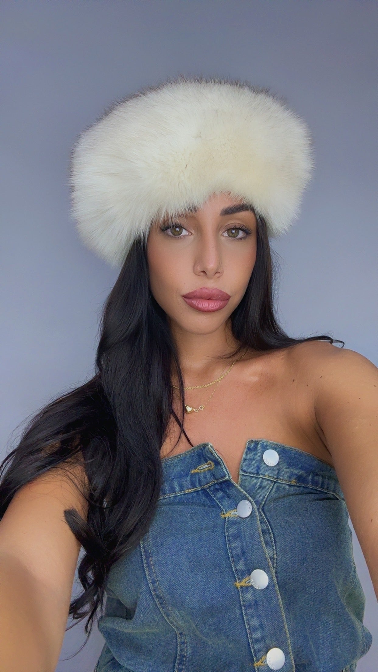 Cappello in volpe polare 12