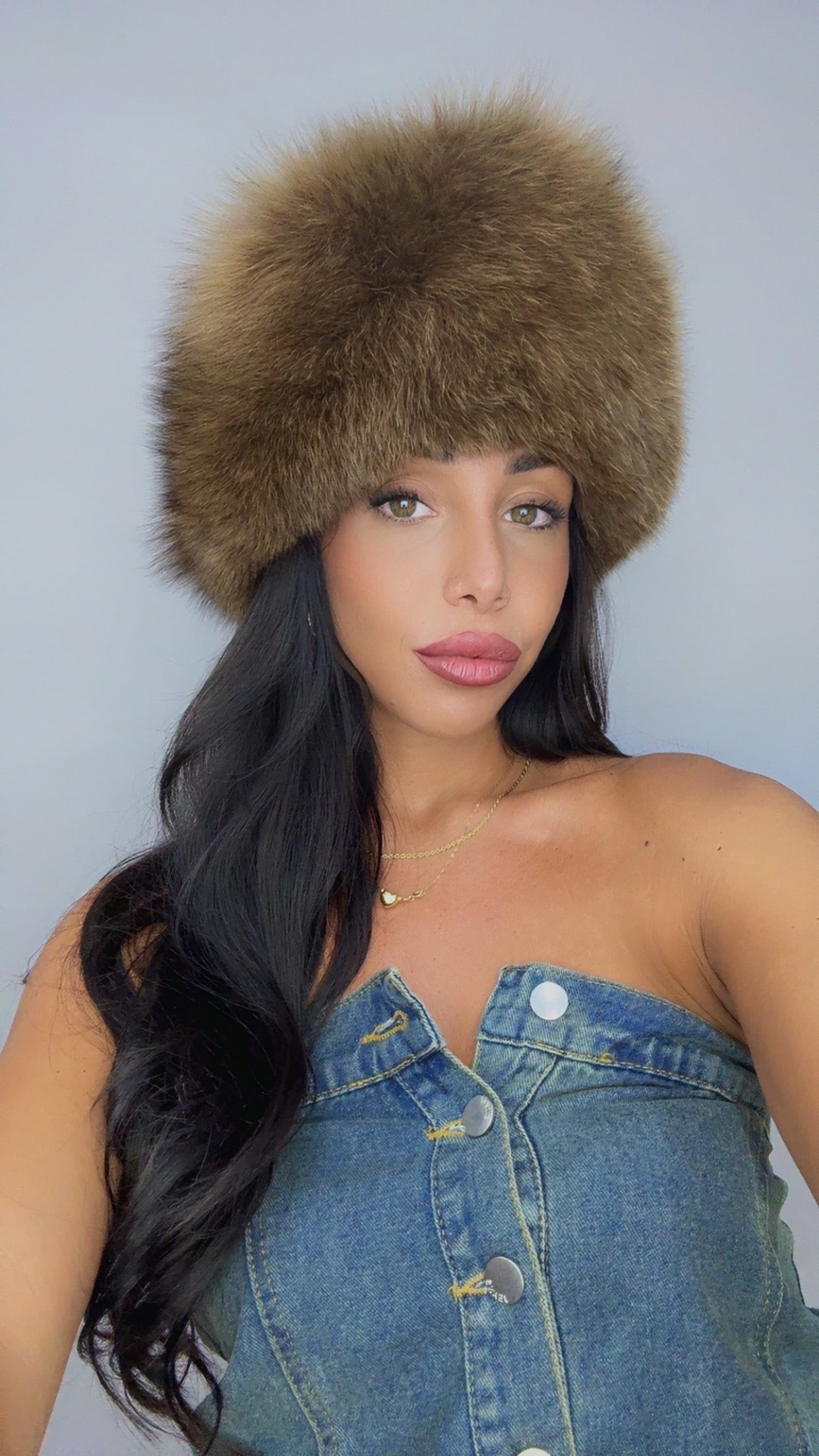 Cappello in volpe polare 13