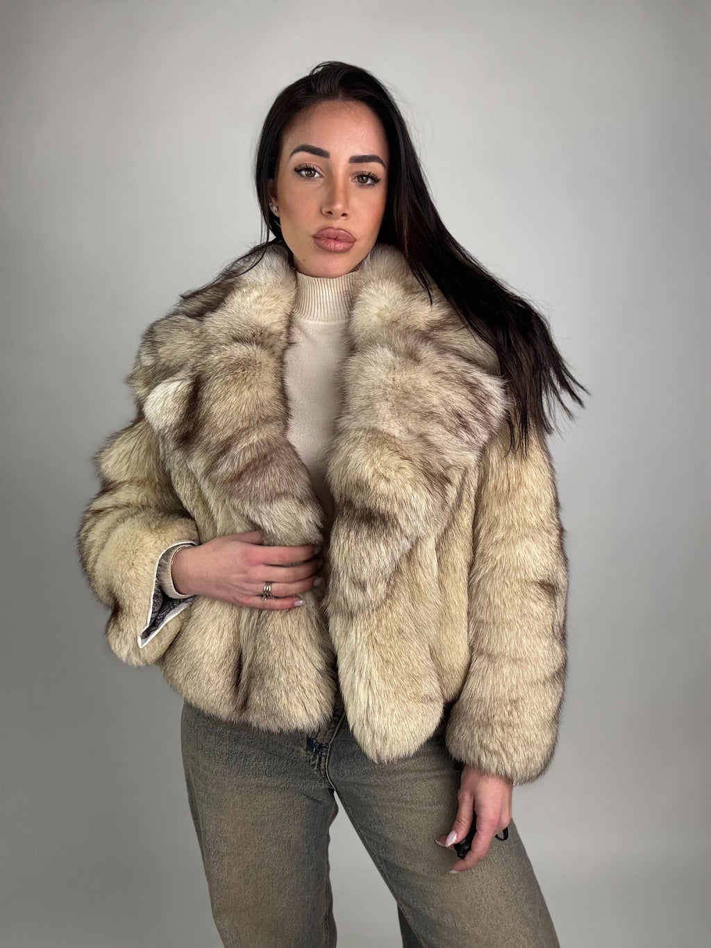 Mink Bomber Jacket