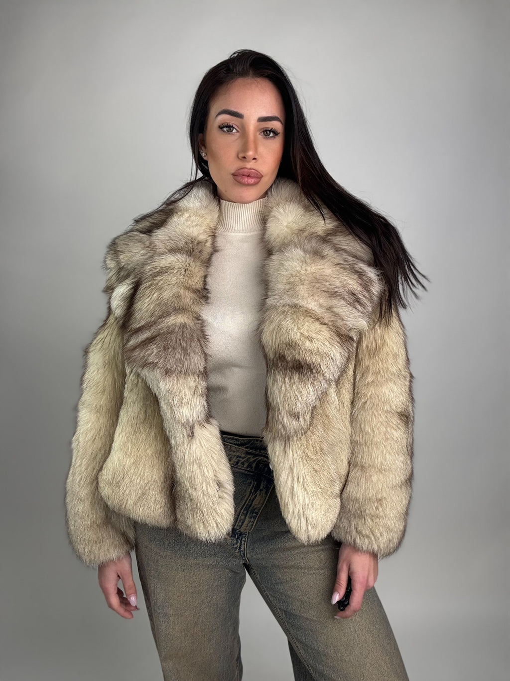 Mink Bomber Jacket