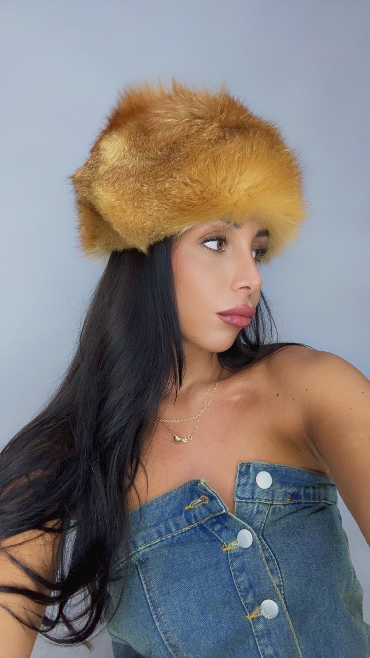 Cappello in volpe rossa 16