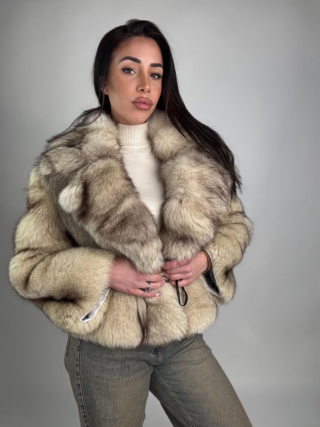 Mink Bomber Jacket