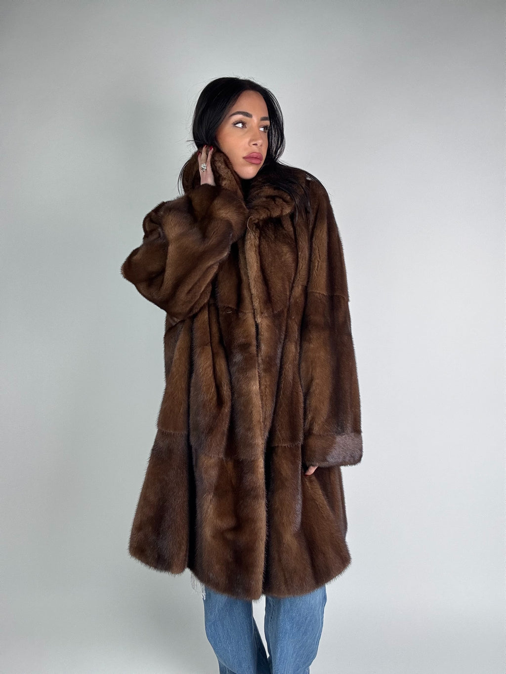 Cappotto in visone N535