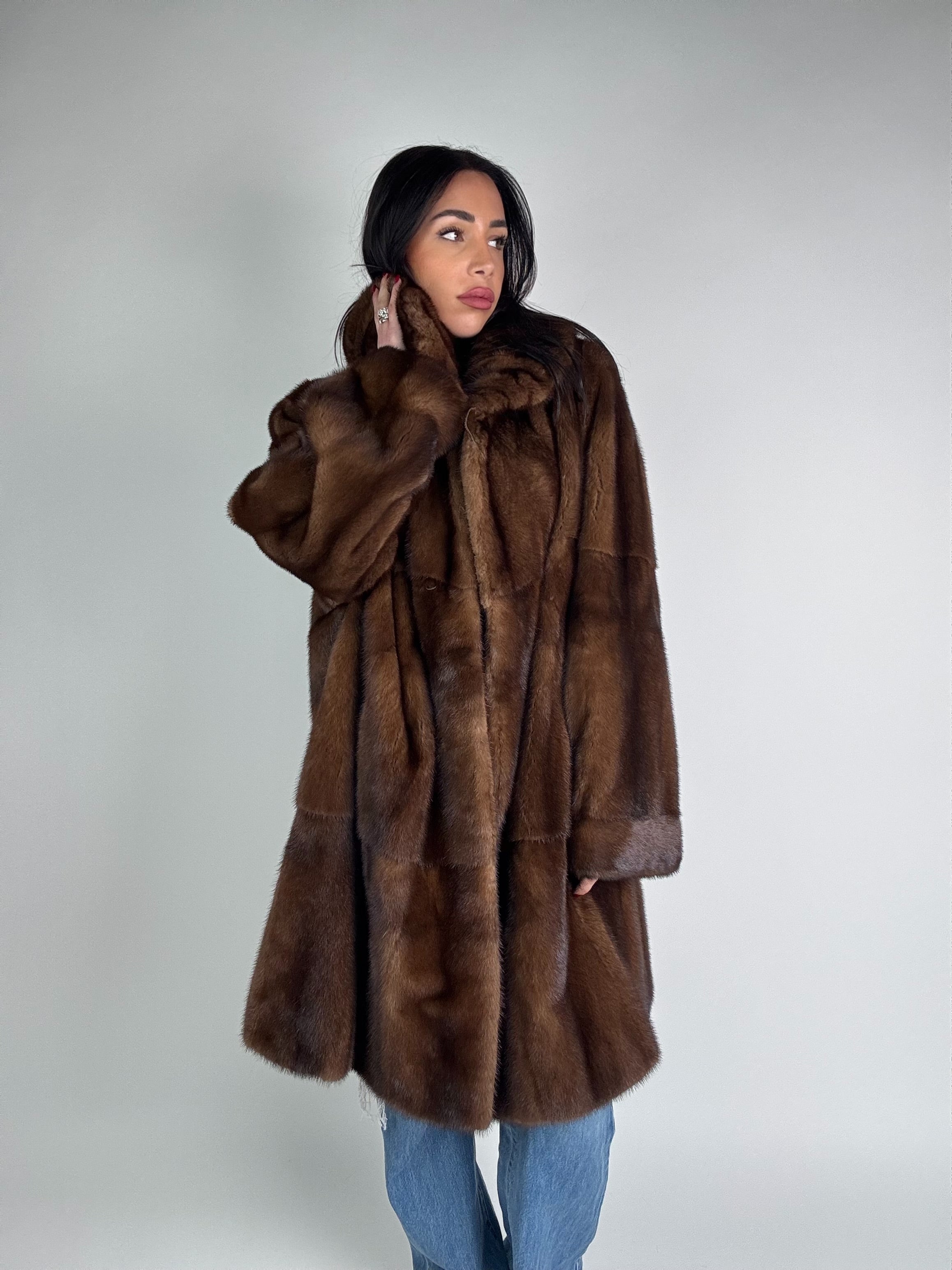Cappotto in visone N535