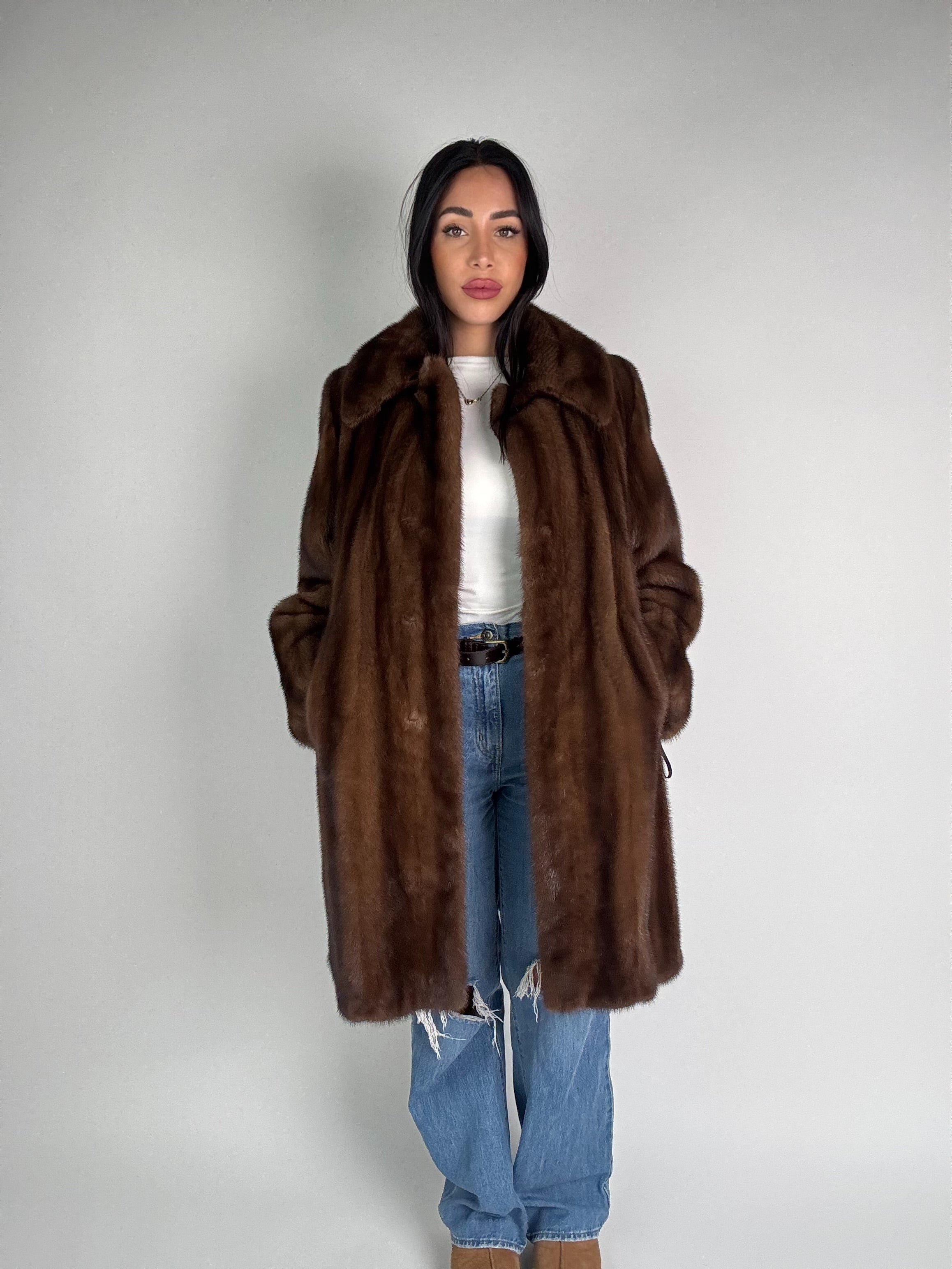 Cappotto in visone N536