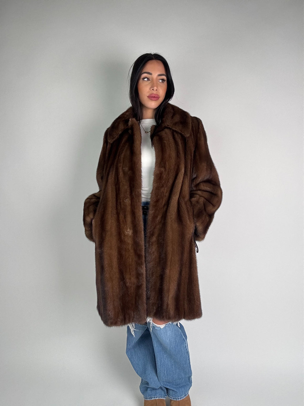 Cappotto in visone N536