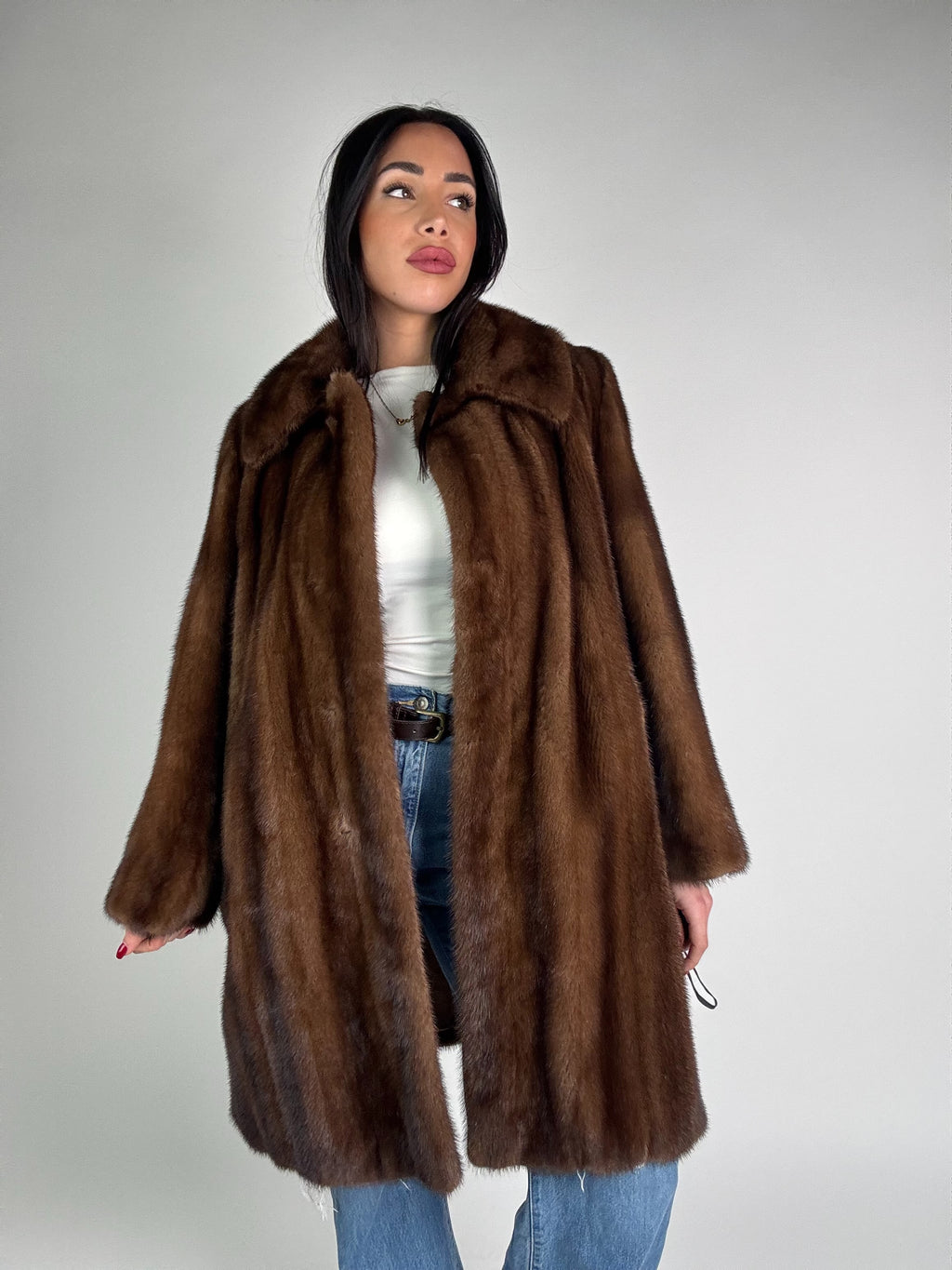 Cappotto in visone N536