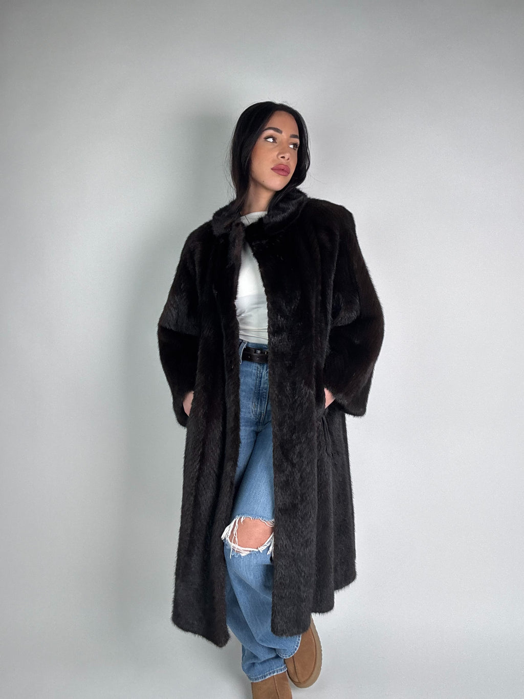 Cappotto in visone N537