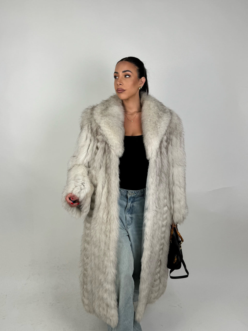 Cappotto in volpe della groenlandia N522