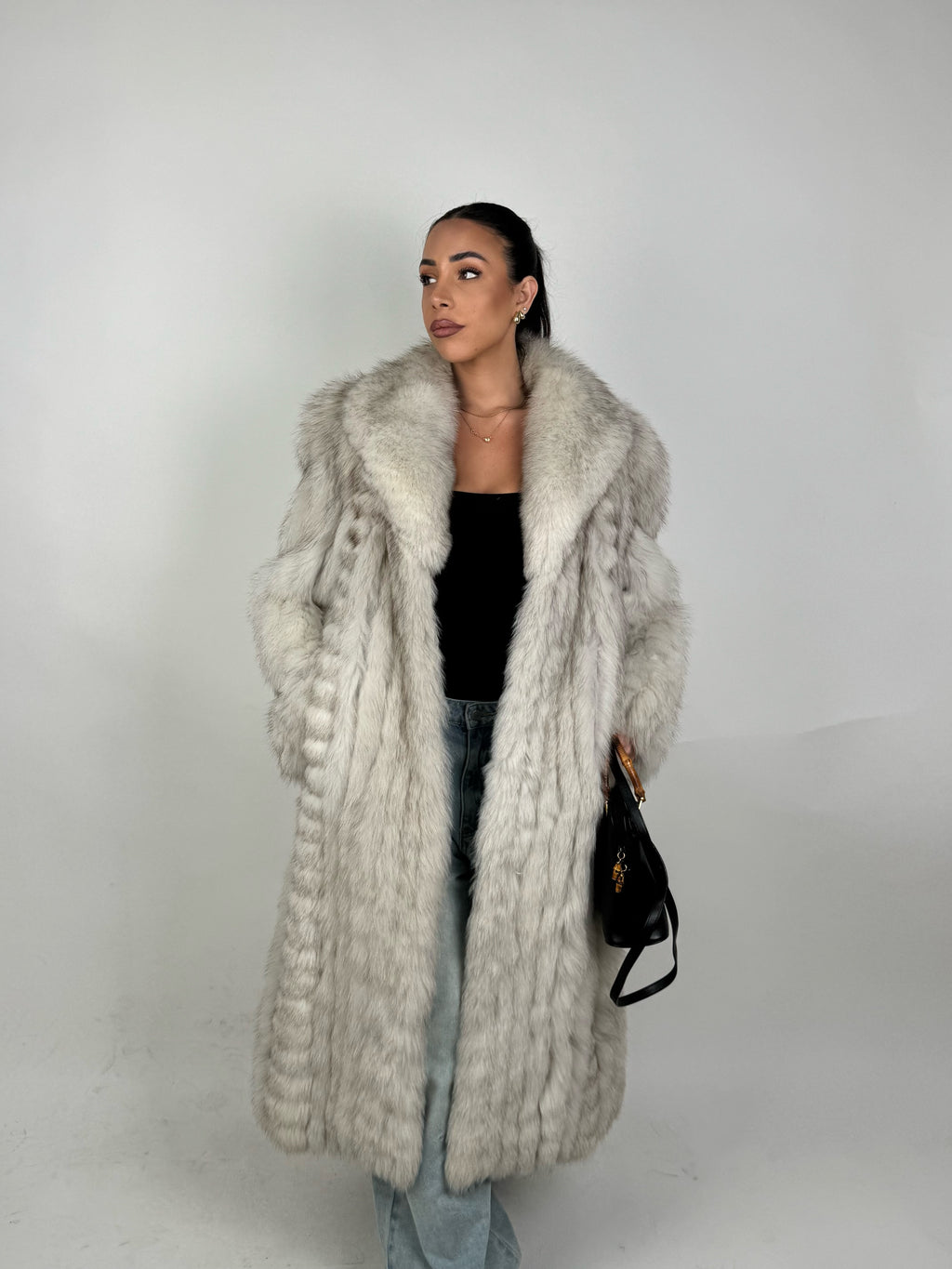 Cappotto in volpe della groenlandia N522