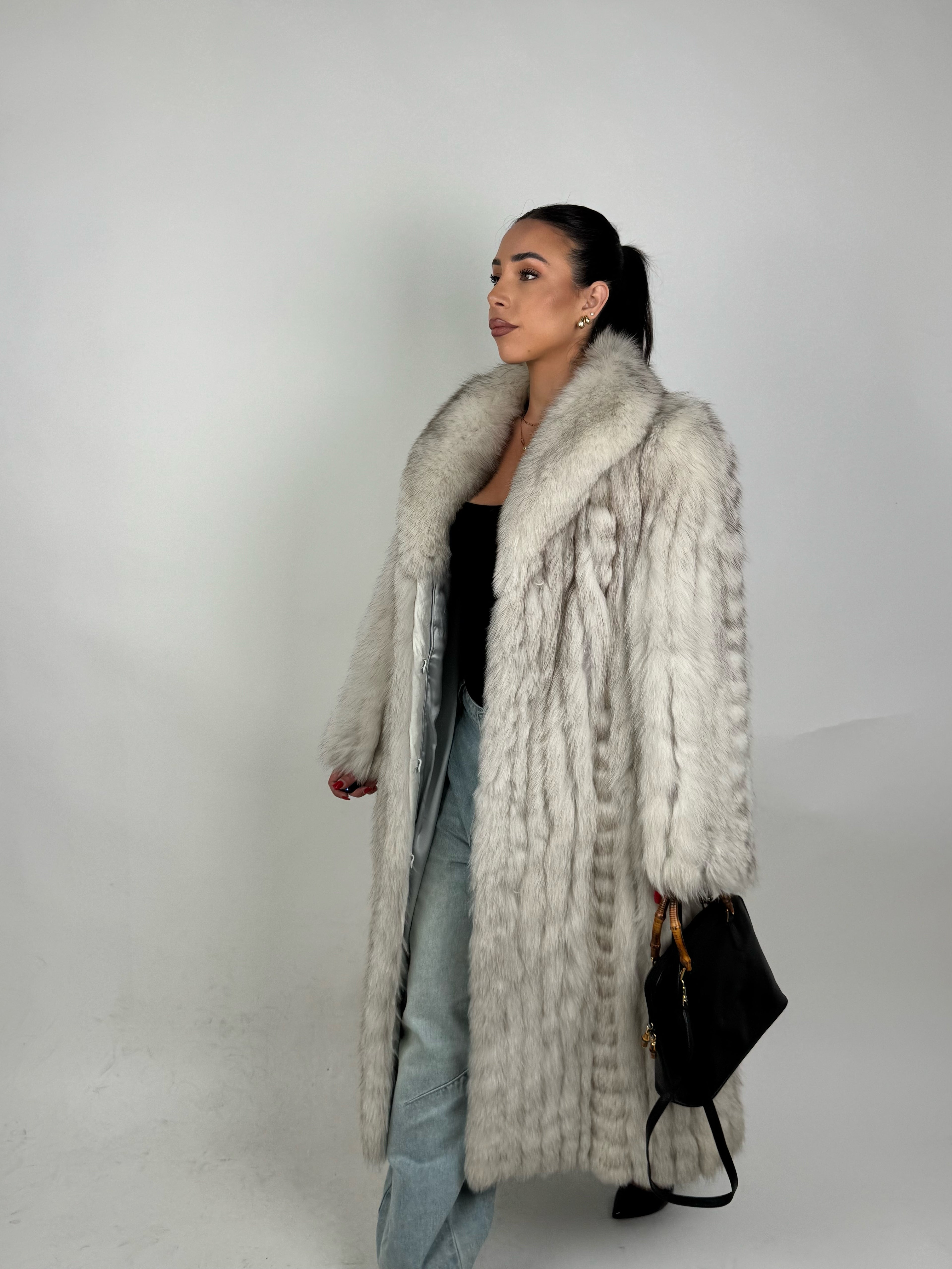 Cappotto in volpe della groenlandia N522
