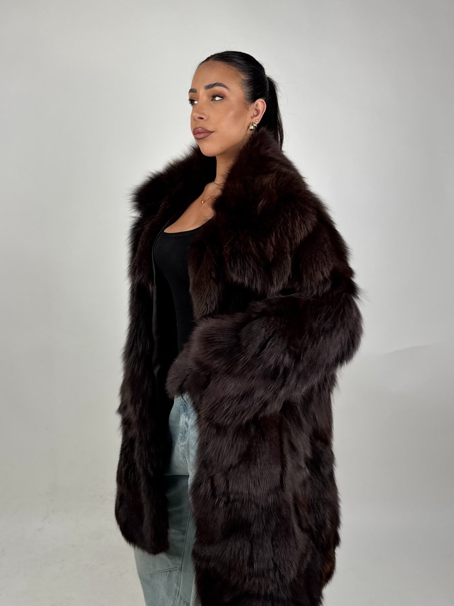 Cappotto in volpe della groenlandia N524