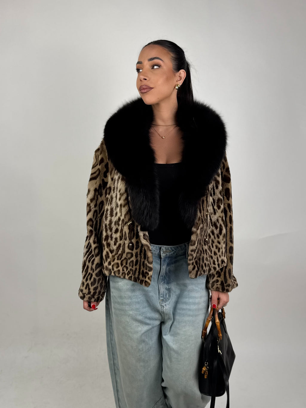 Bolerino in leopardo e volpe N75