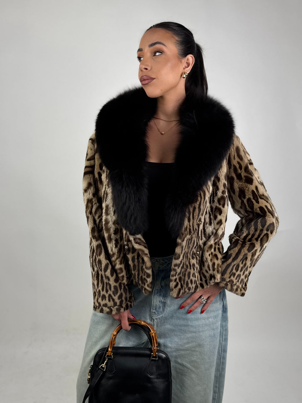 Bolerino in leopardo e volpe N75