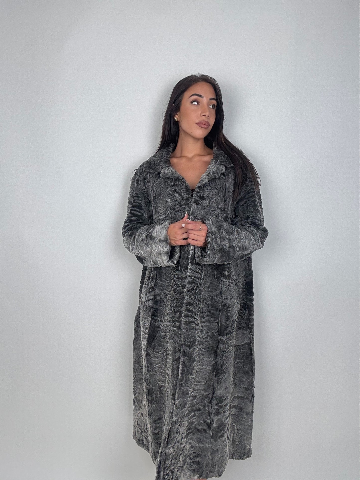 Cappotto in astrakan N77