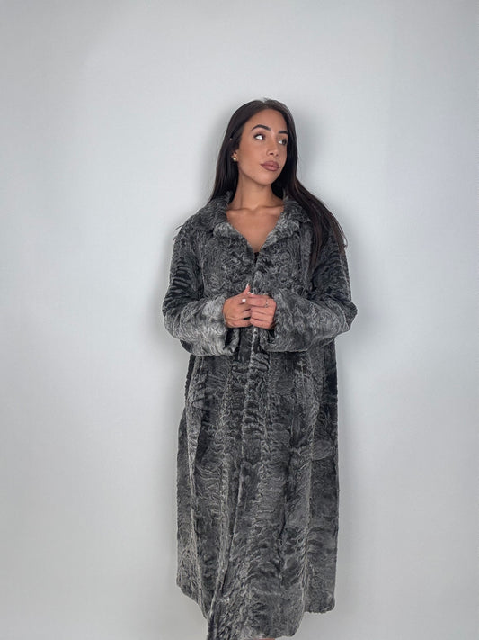 Cappotto in astrakan N77