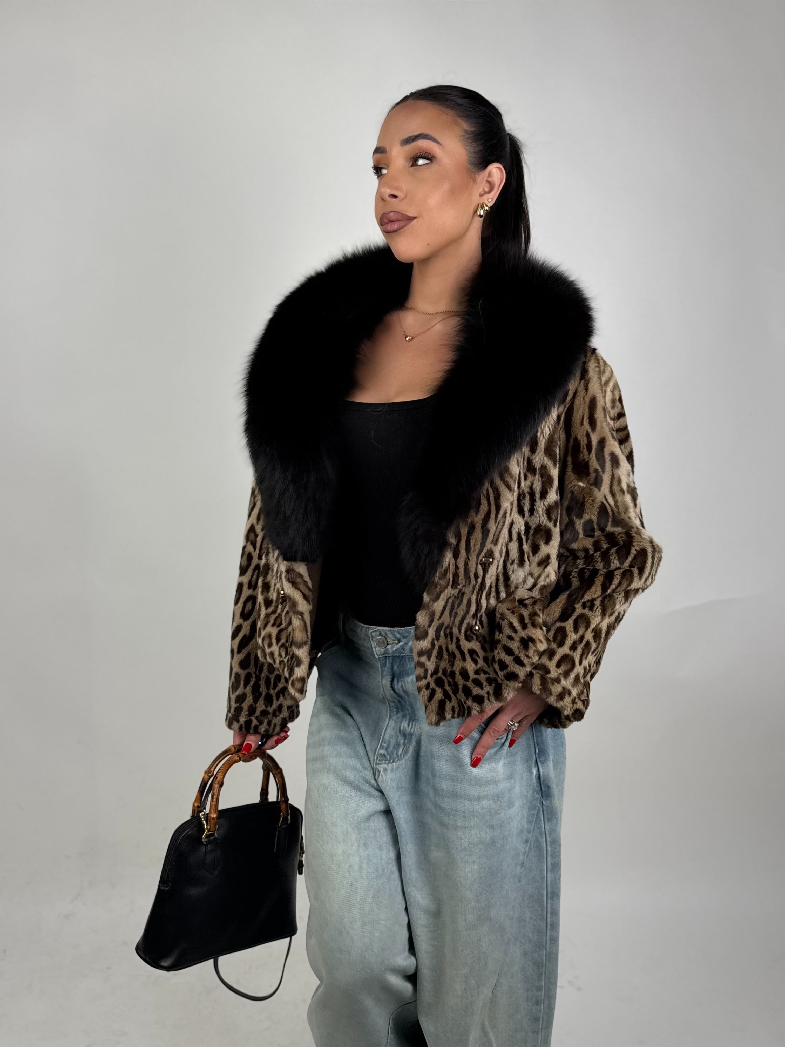 Bolerino in leopardo e volpe N75