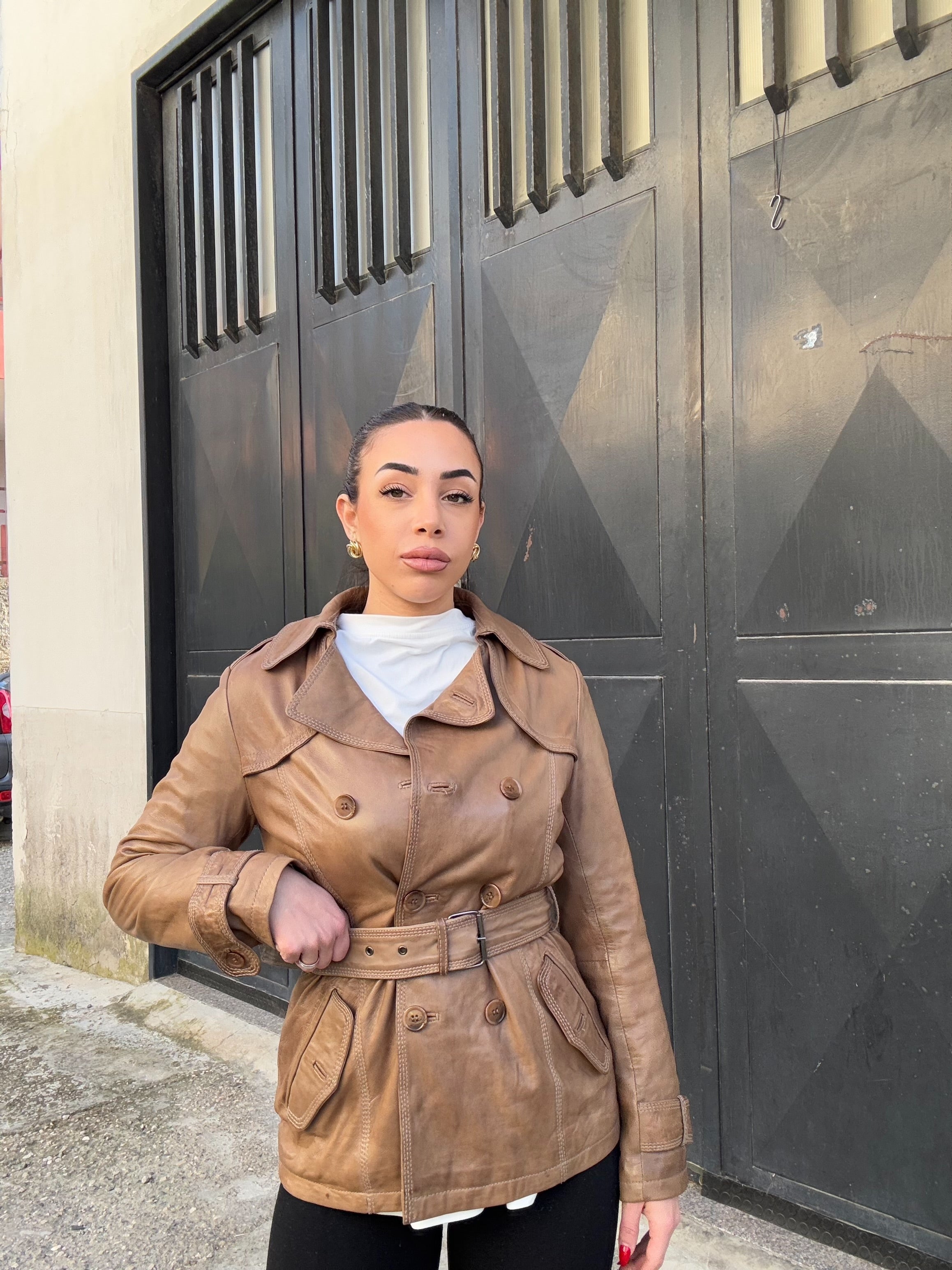 Giacca in pelle