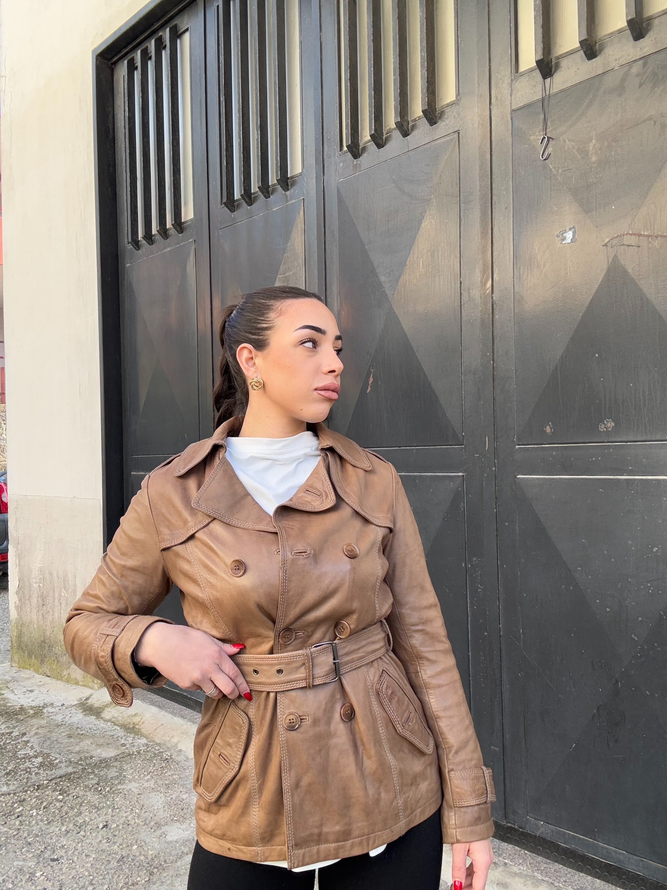 Giacca in pelle