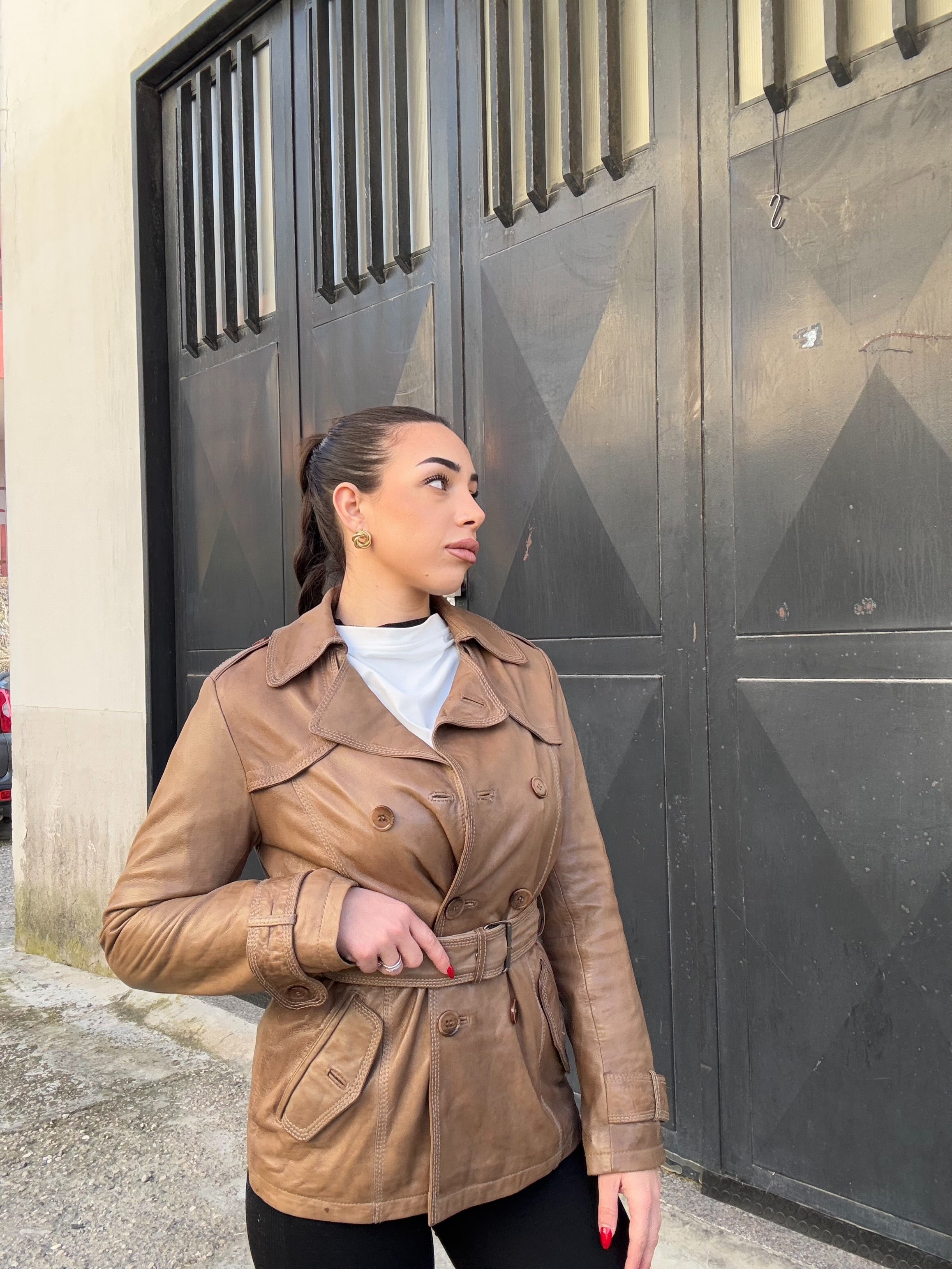 Giacca in pelle