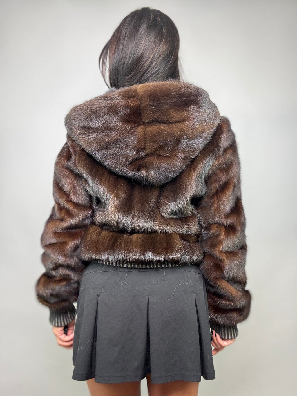Bomber in visone