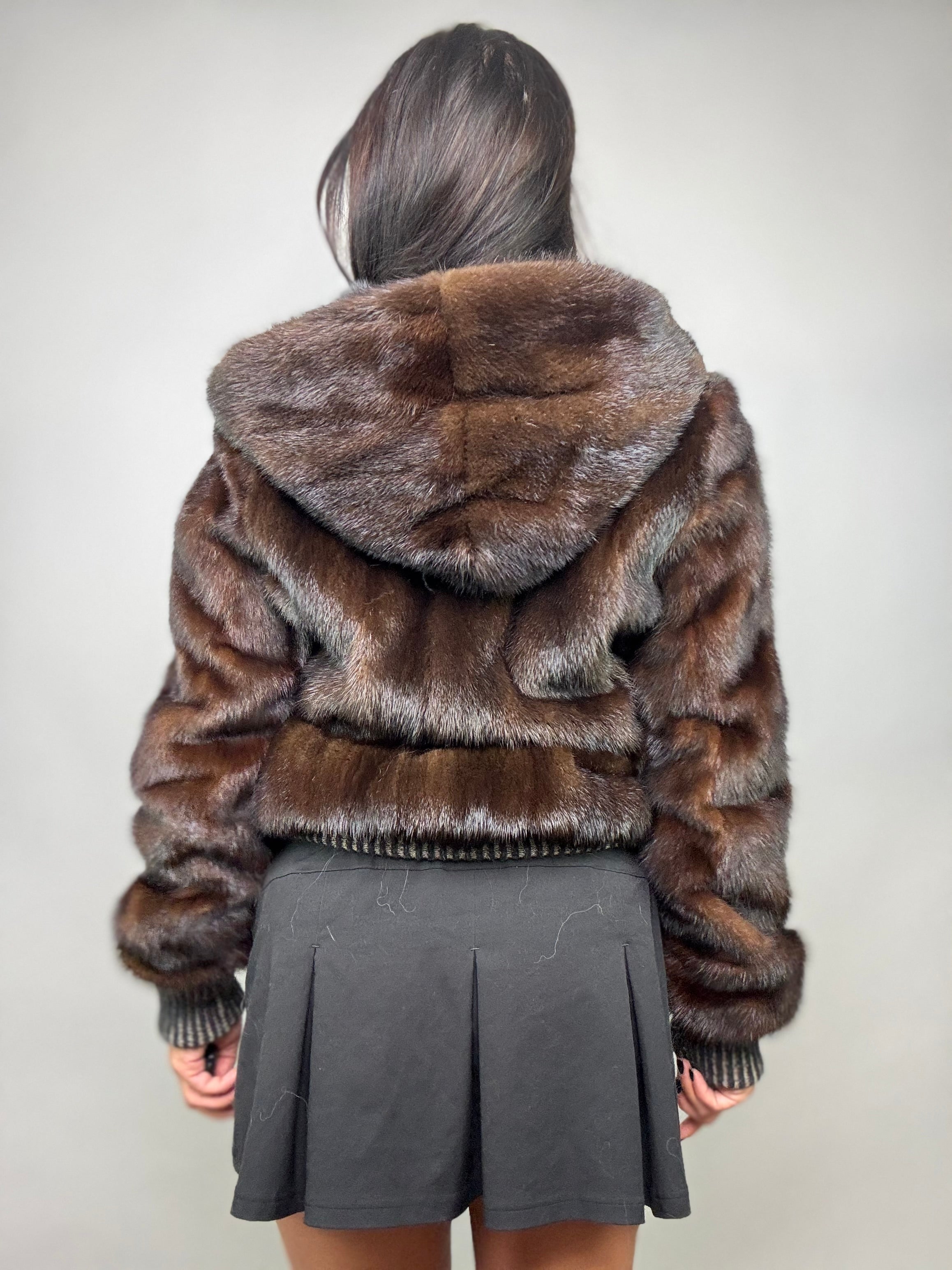 Bomber in visone
